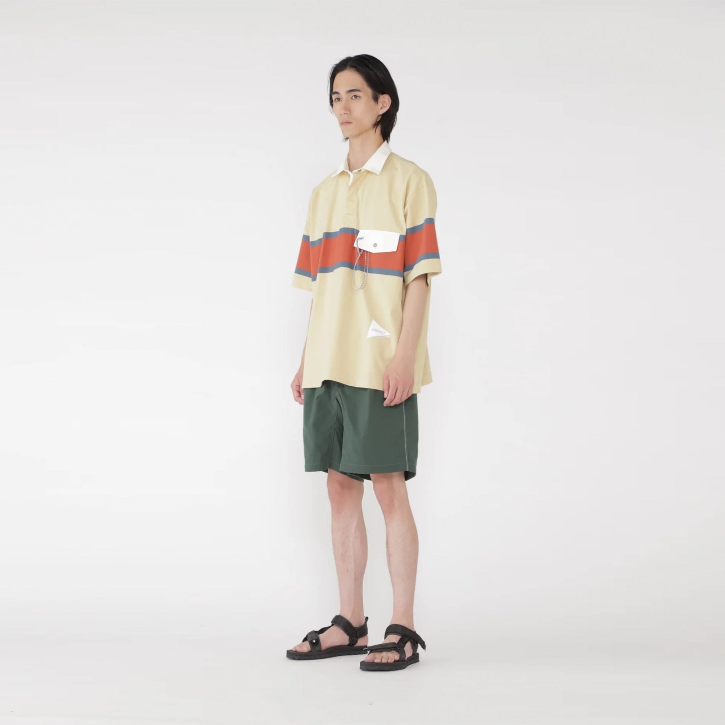 Gramicci x And Wander Tech Rugby Shirt Yellow - The Sporting Lodge