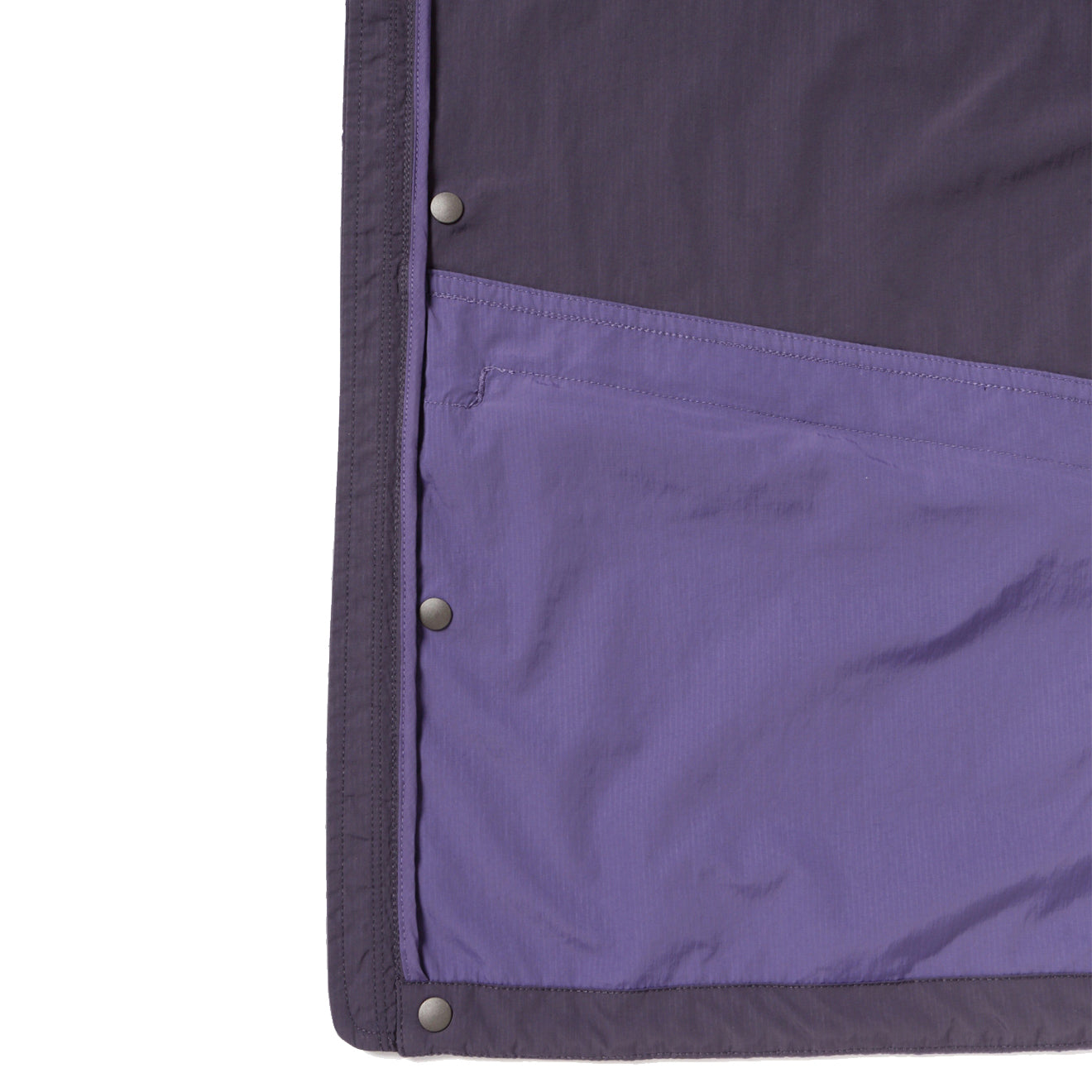 Gramicci x And Wander Women's Patchwork Wind Hoodie Multi Purple - The Sporting Lodge