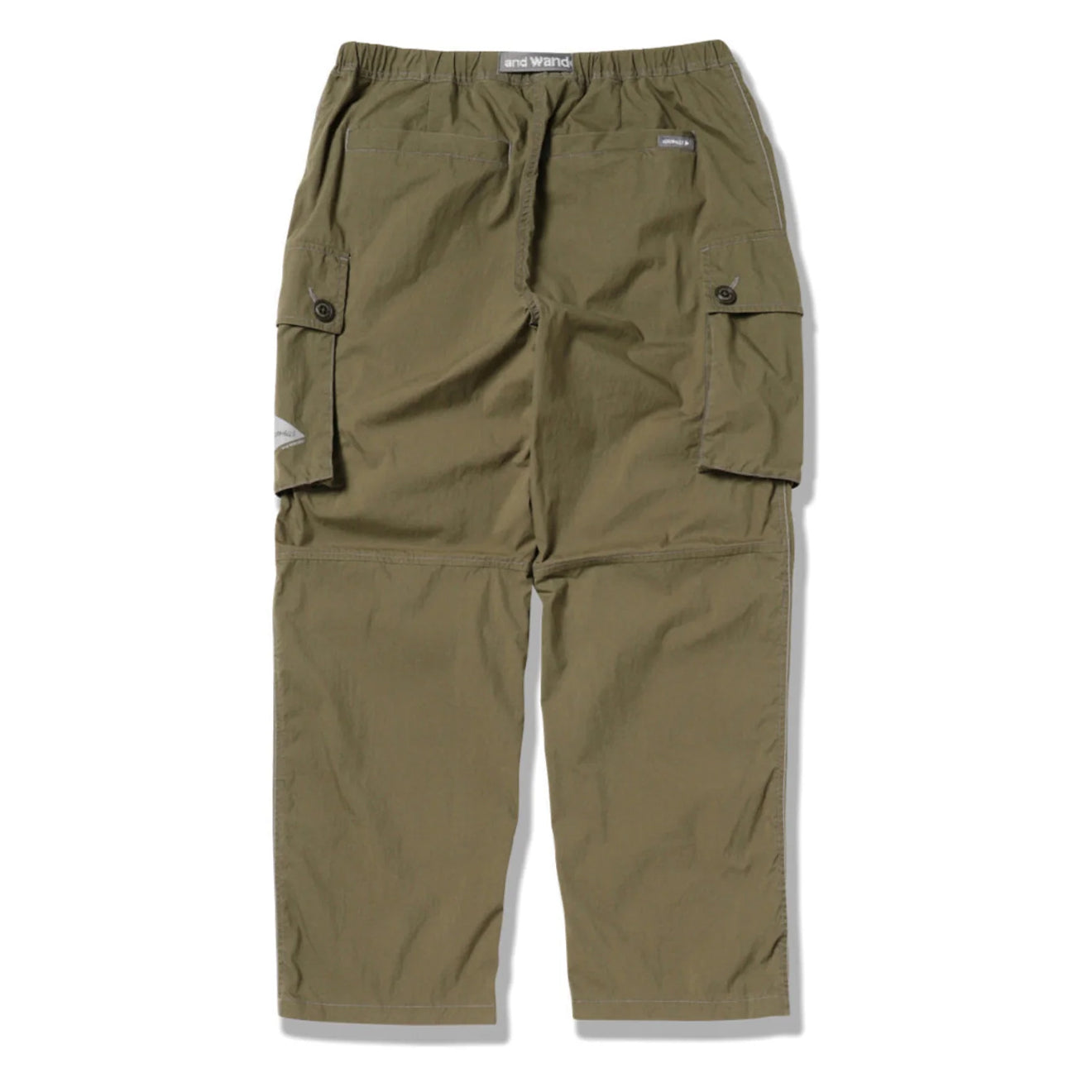 Gramicci x And Wander Womens Military Wide Pant Khaki