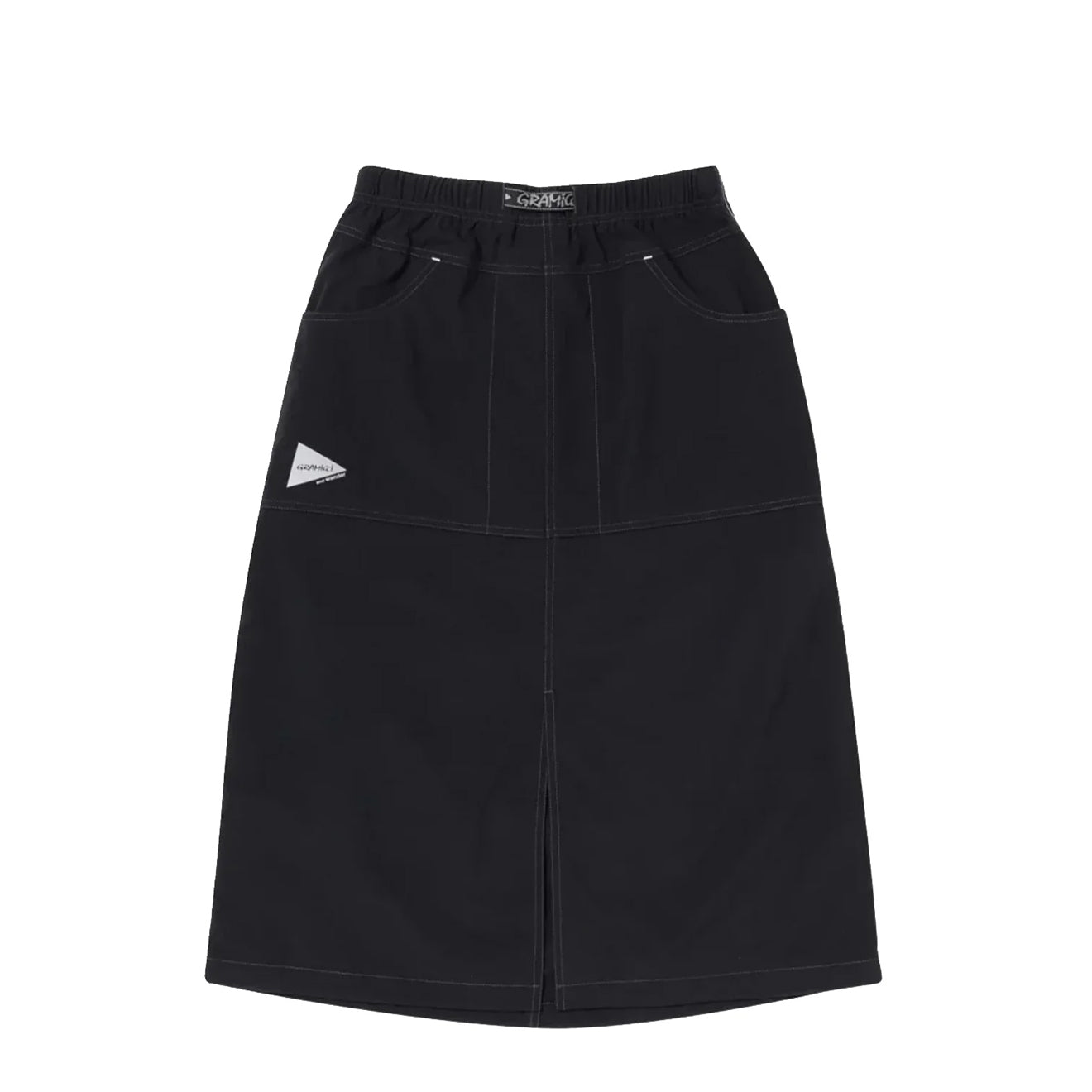 Gramicci x And Wander Womens Nylon Double Knee Skirt Black