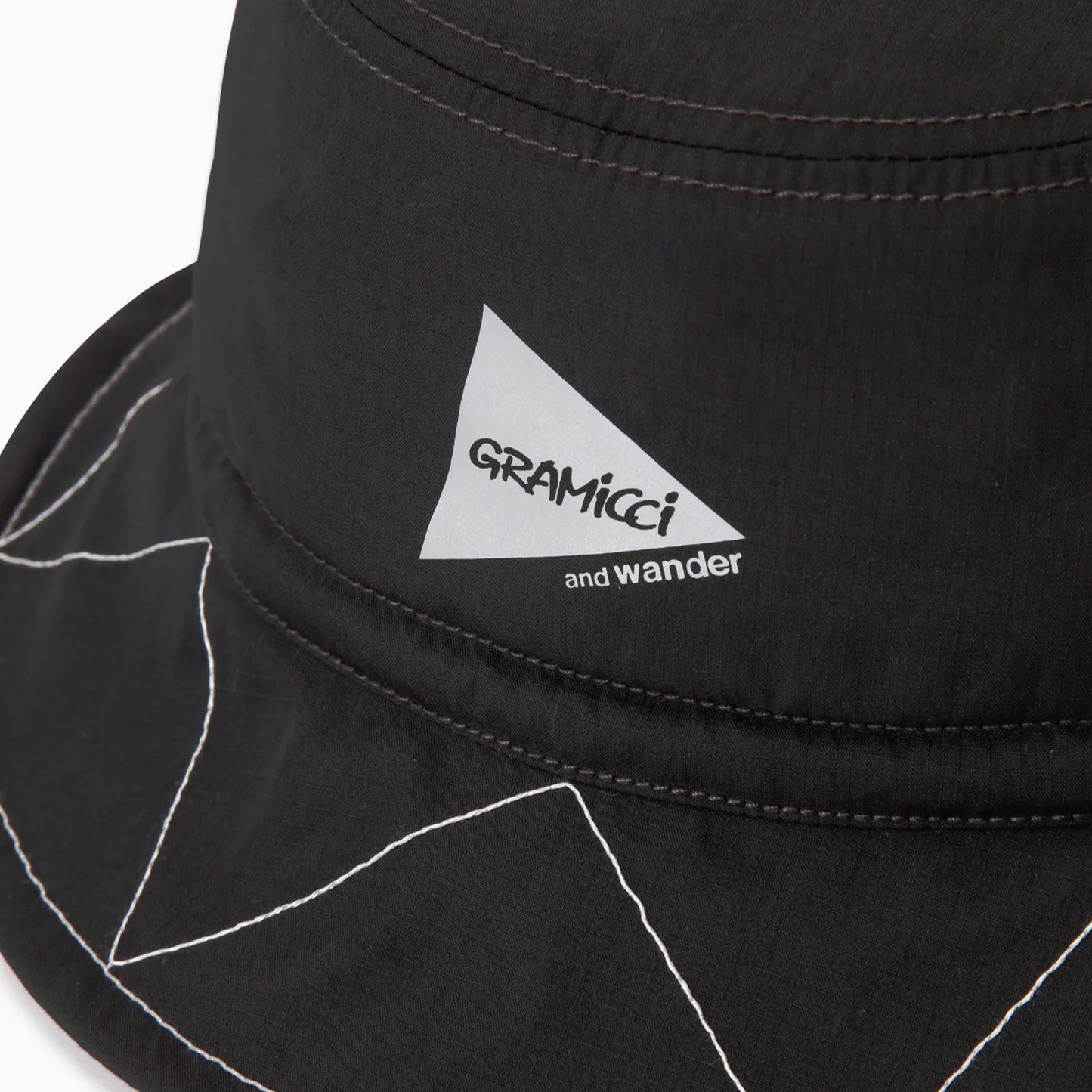Gramicci x And Wander Zigzag Stitch Hat Black