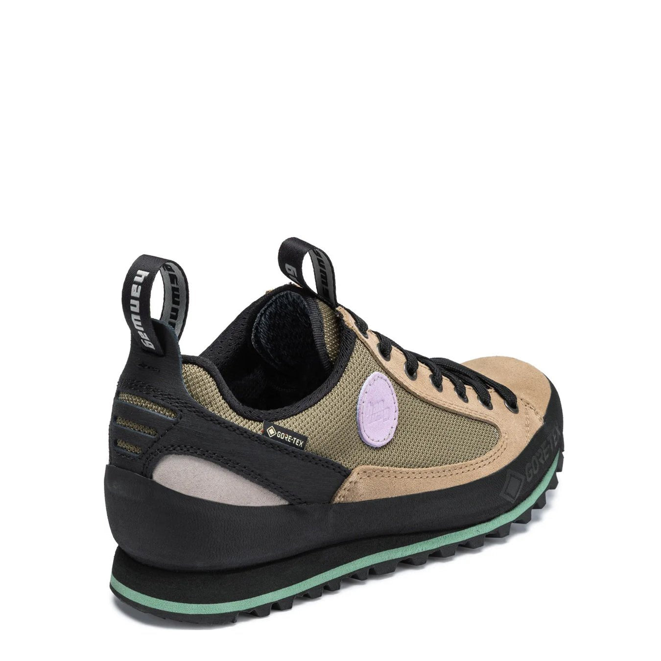 Hanwag Womens Rotpunkt Low Gore-Tex Shoe Light Brown / Olive - The Sporting Lodge
