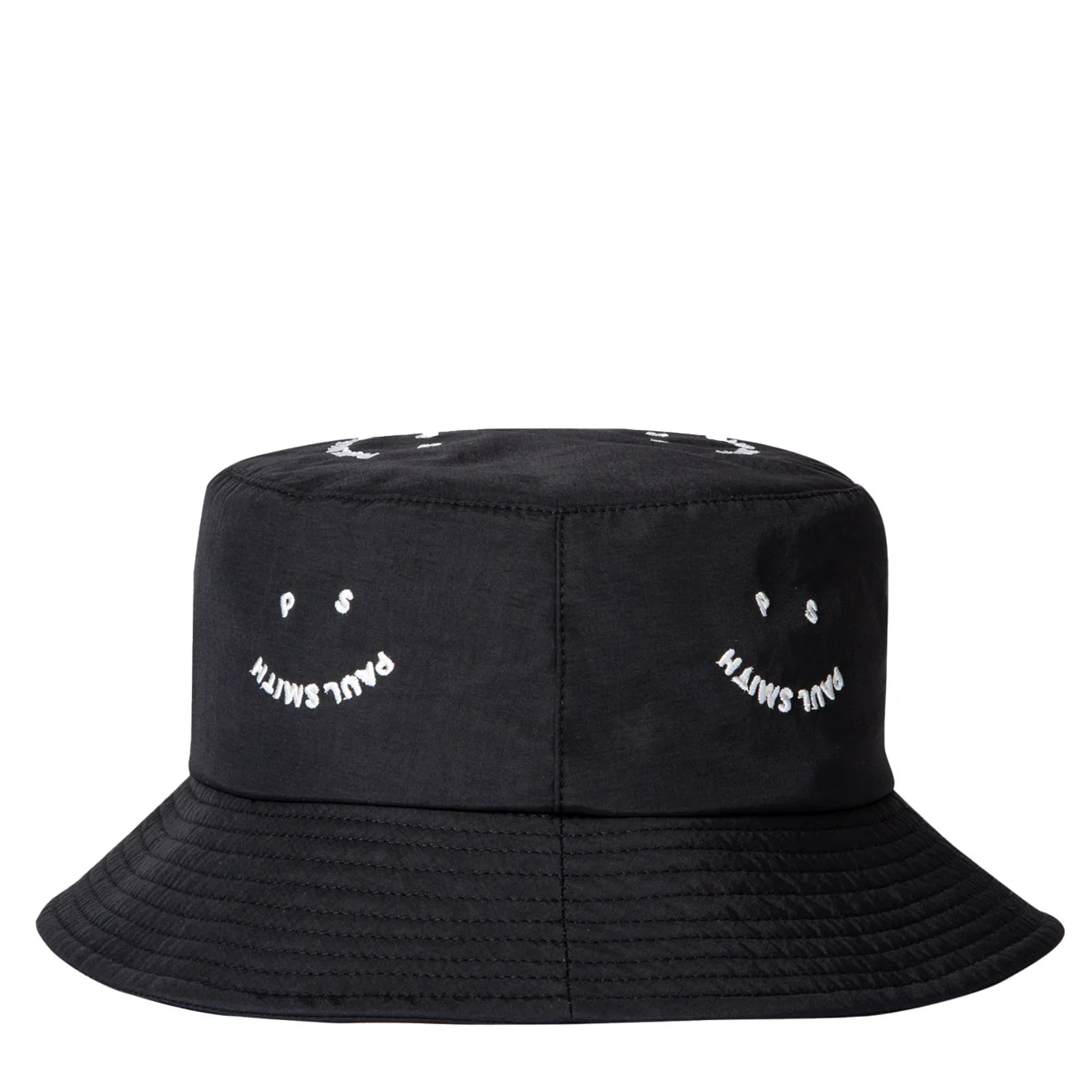 Paul Smith PS Happy Allover Bucket Hat Black - The Sporting Lodge