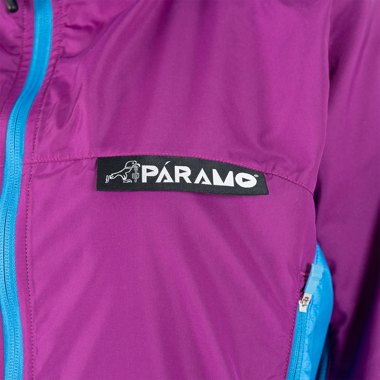 Paramo Womens Velez Jacket Foxglove / Neon Blue - The Sporting Lodge