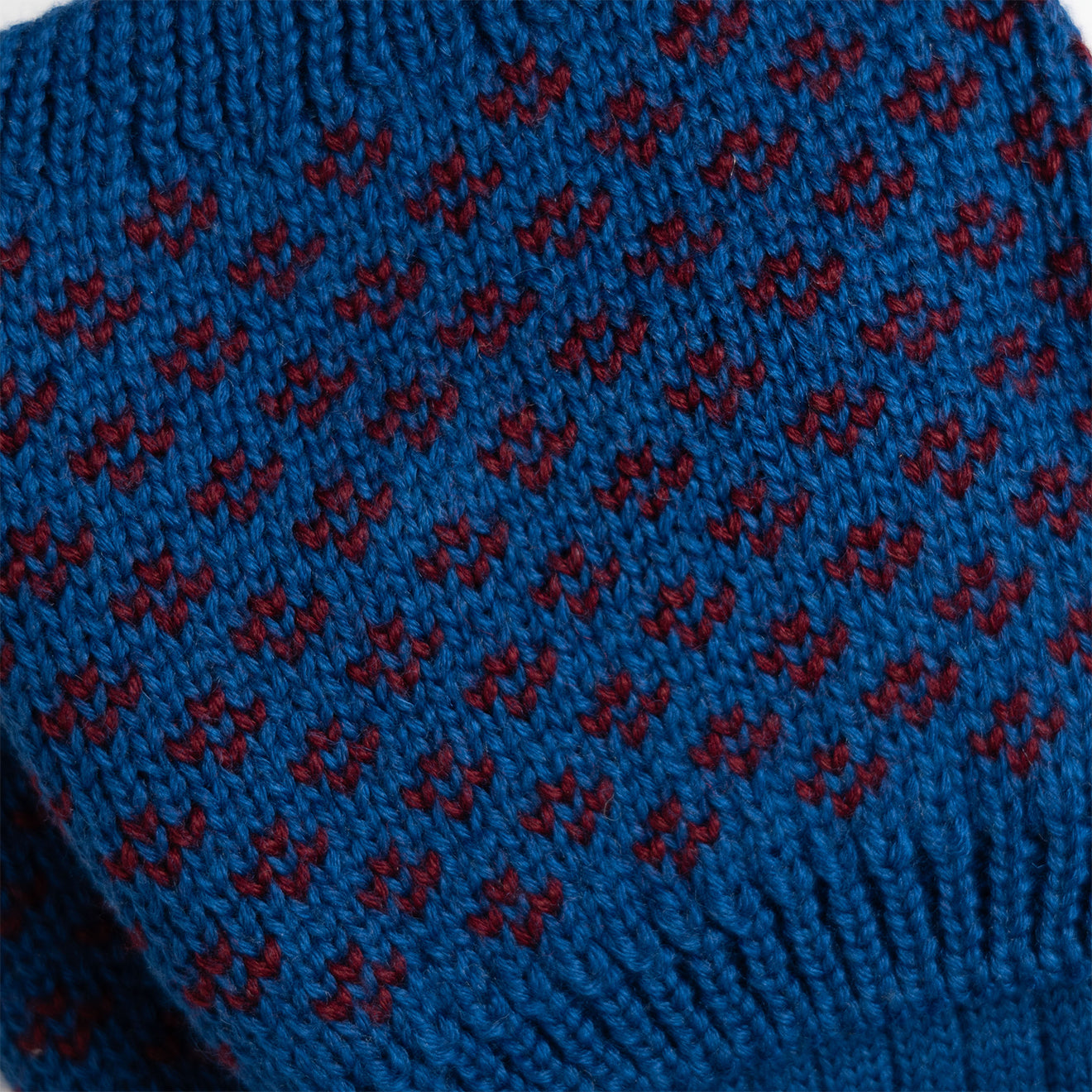 House of Cheviot Boughton Speckled Top Socks Blue / Burgundy - The Sporting Lodge