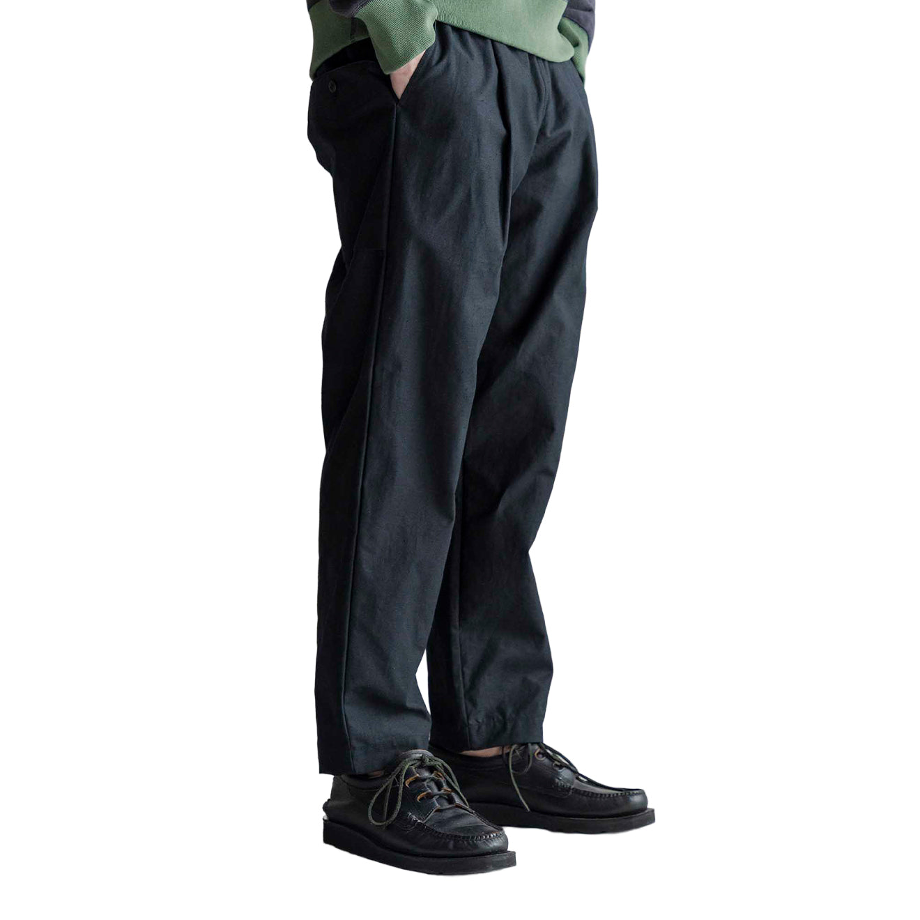 Jackman Back Nep Trousers Black