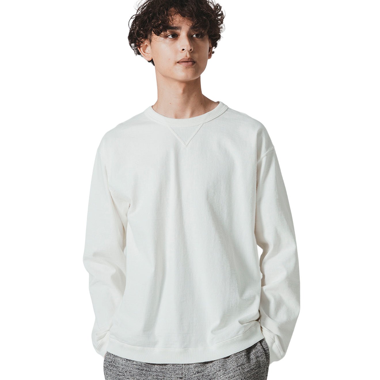 Jackman Dotsume Rib L/S T-shirt Olive - The Sporting Lodge