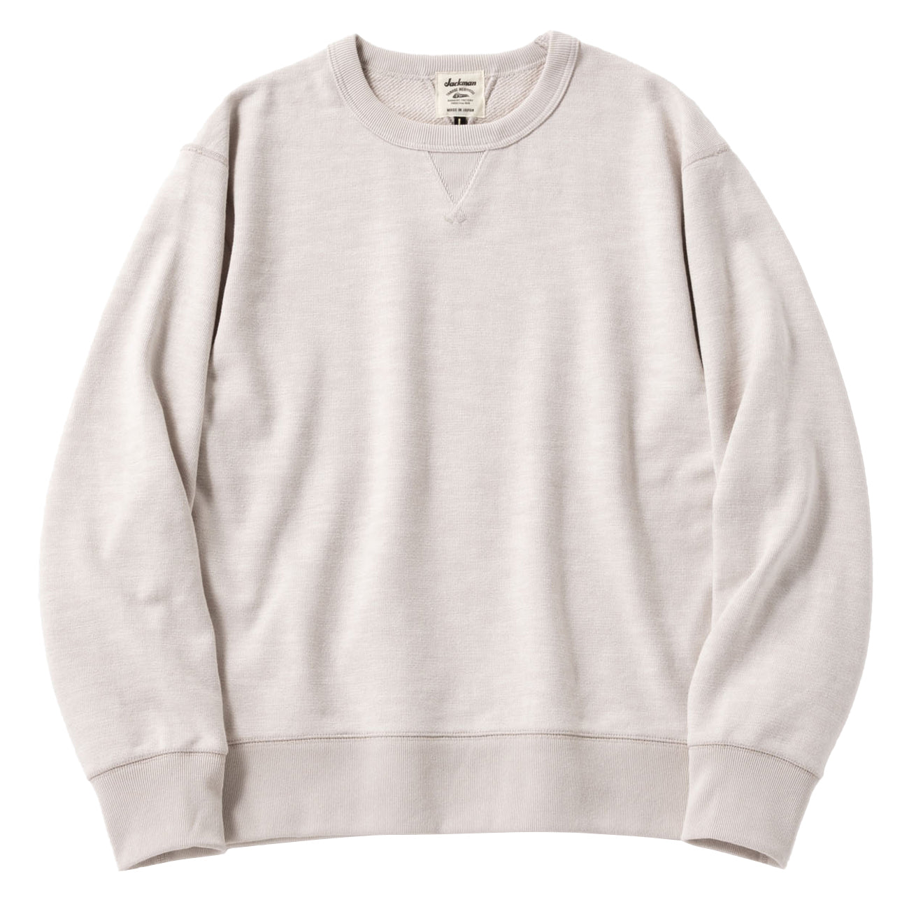 Jackman GG Sweat Crewneck Rosin White