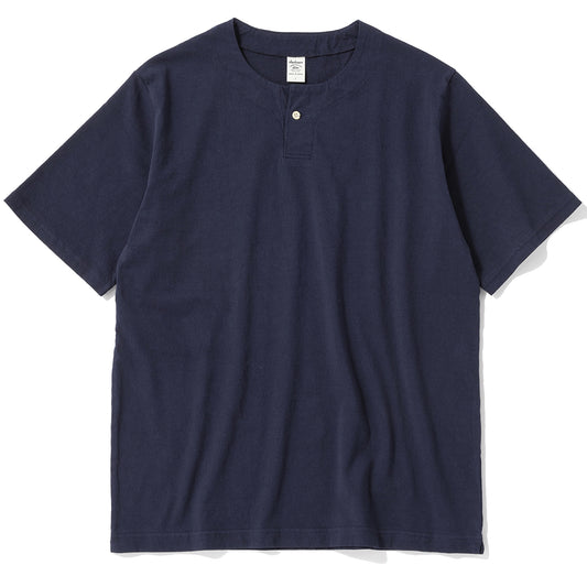 Jackman Henleyneck T-Shirt Navy - The Sporting Lodge