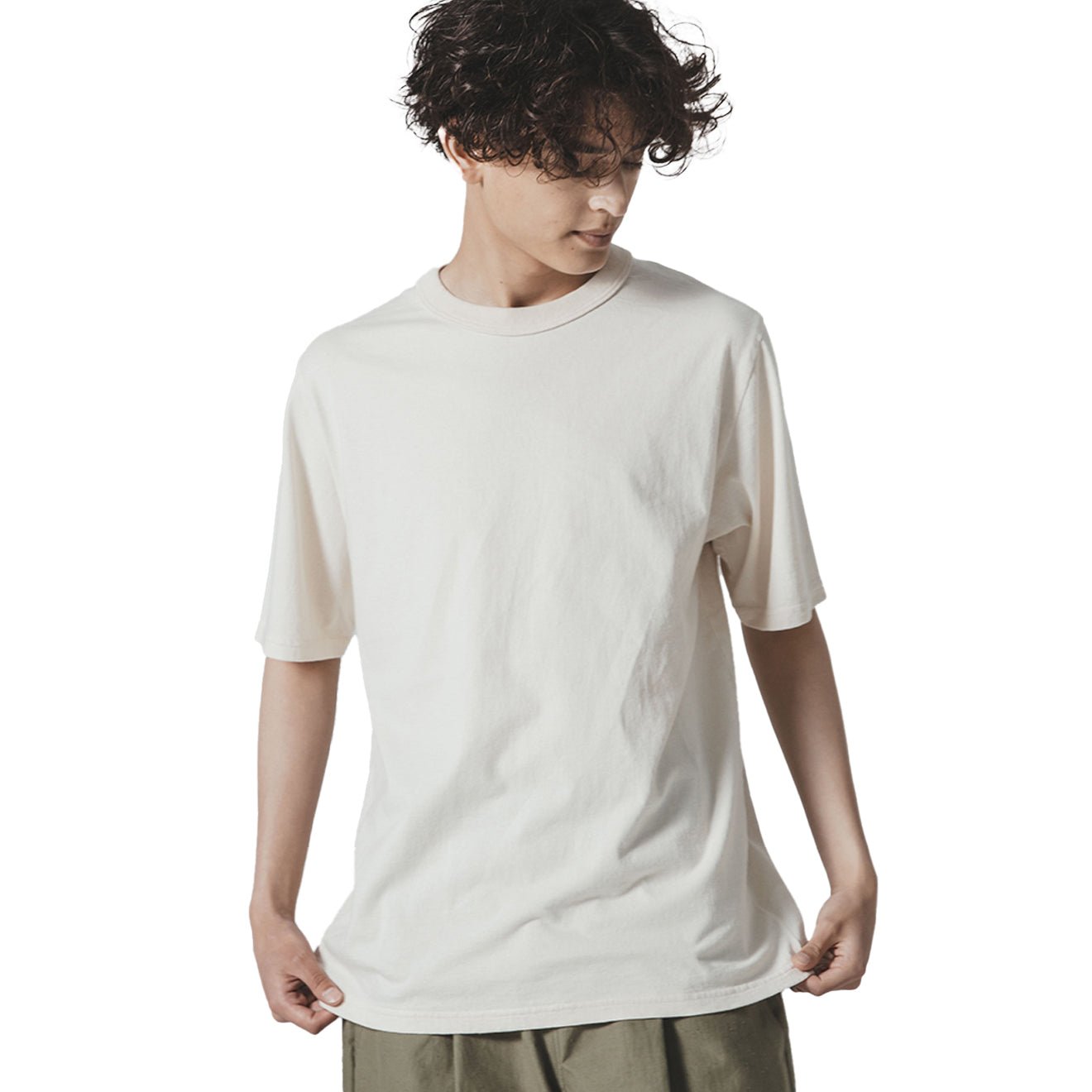 Jackman Lead-Off T-Shirt Ecru - The Sporting Lodge