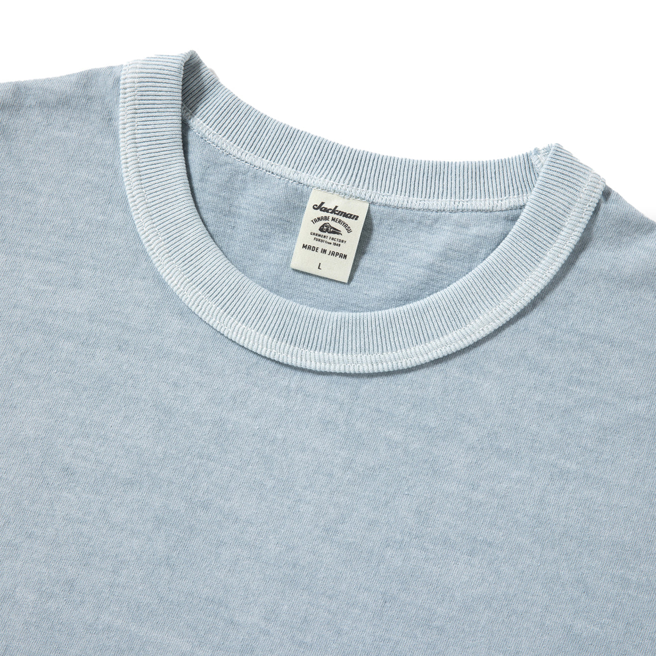 Jackman Lead-Off T-shirt Fade Saxe - The Sporting Lodge