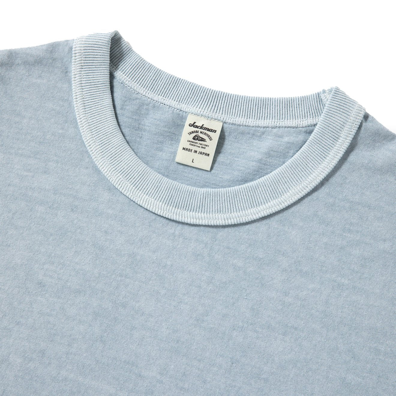 Jackman Lead-Off T-shirt Fade Saxe - The Sporting Lodge