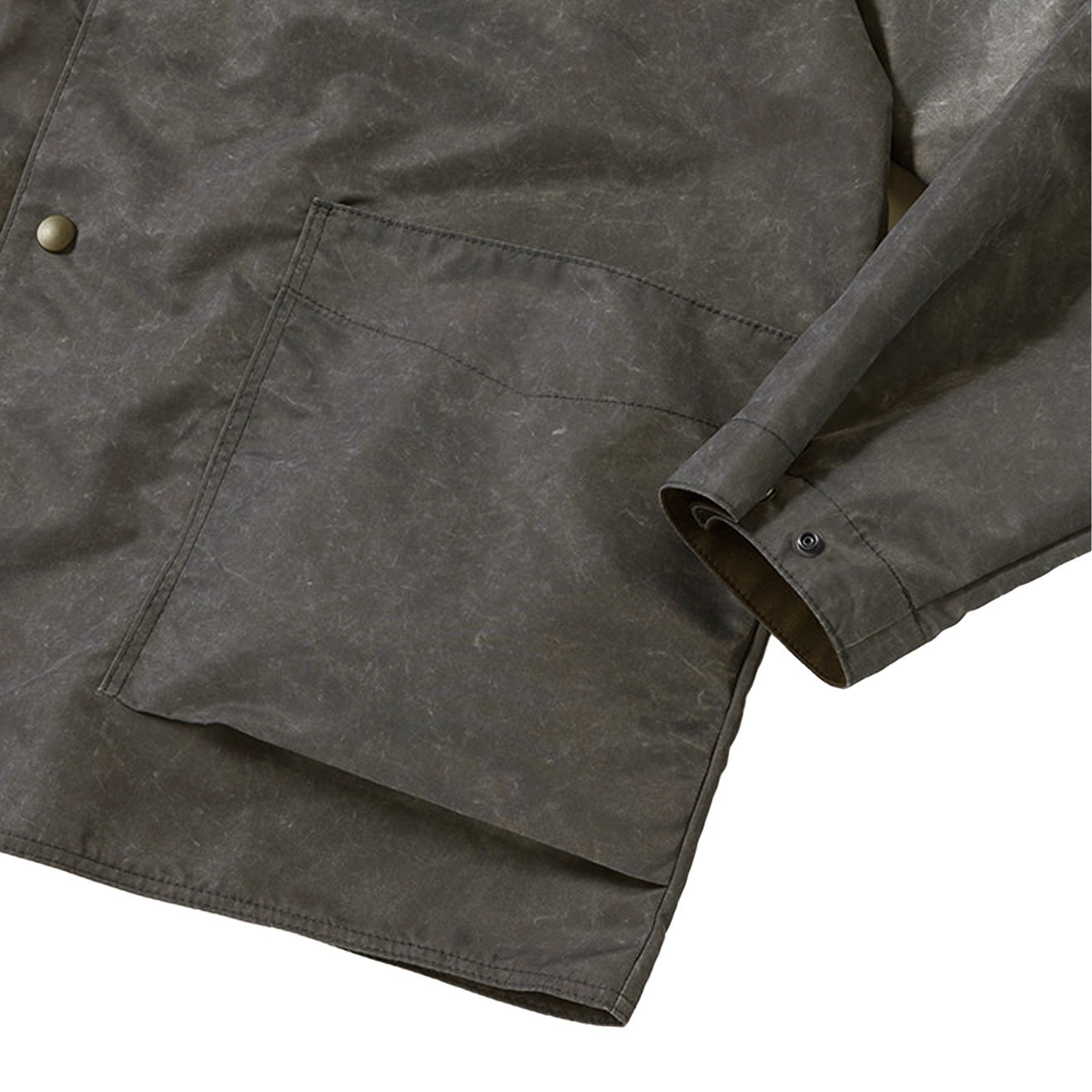 Jackman Pigment Collarless Jacket Olive - The Sporting Lodge