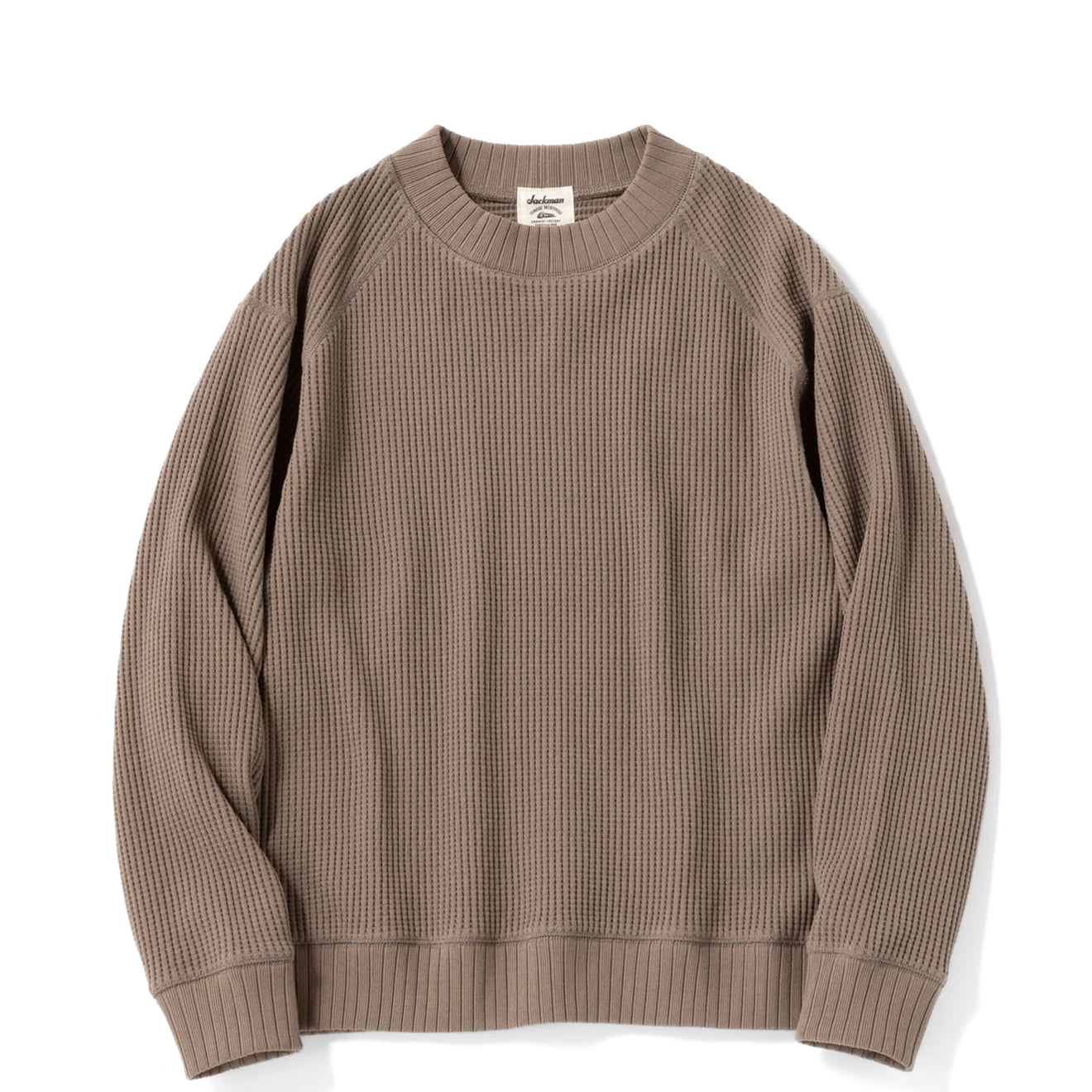 Jackman Waffle Mid-Neck Sepia - The Sporting Lodge
