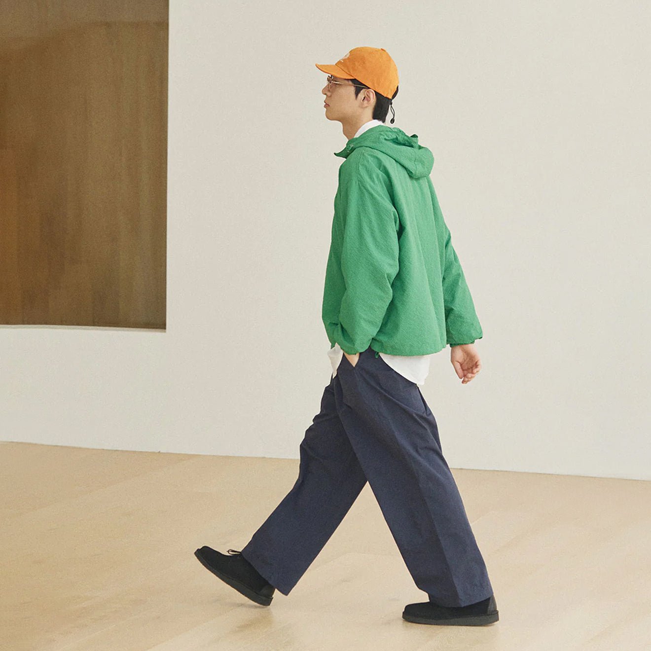 Kappy Two Tuck Wide Pants Navy - The Sporting Lodge