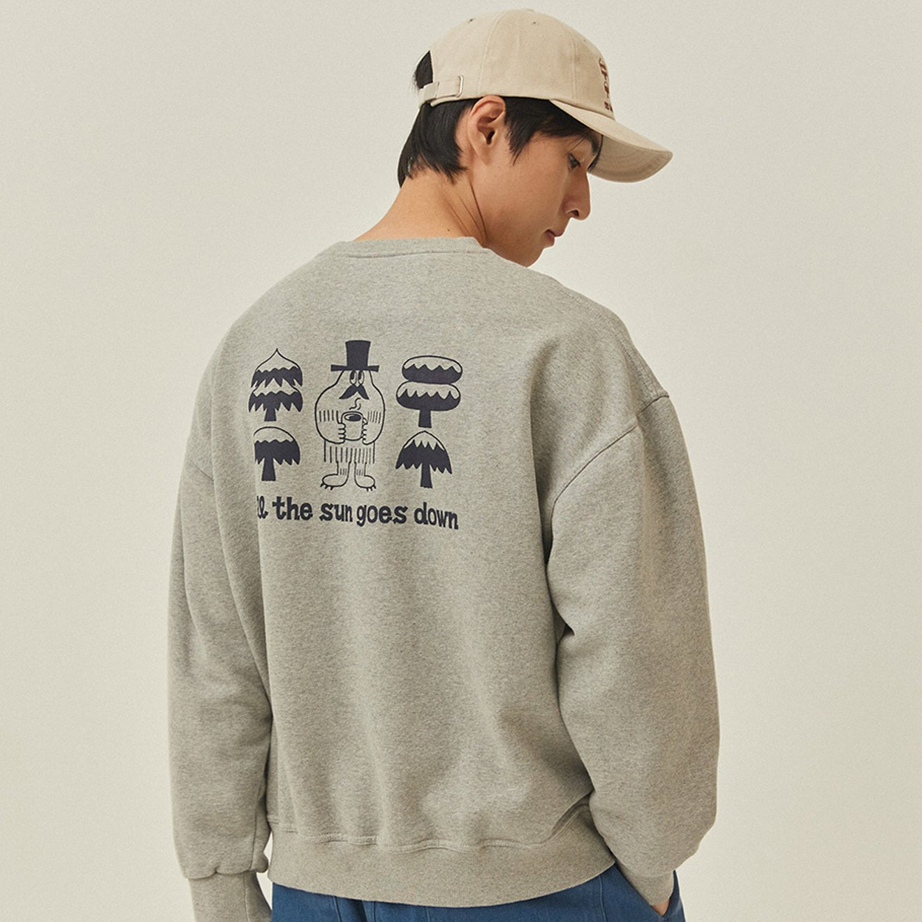 Kappy Yeti Fluff Sweat Shirt Gray - The Sporting Lodge
