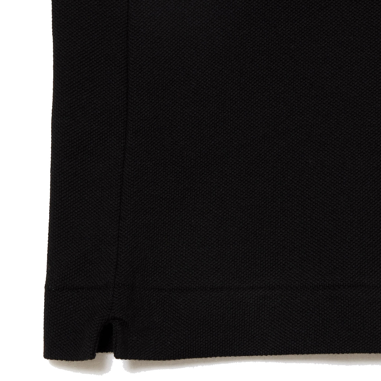 Lacoste Original S/S L.12.12 Petit Pique Cotton Polo Shirt Black - The Sporting Lodge
