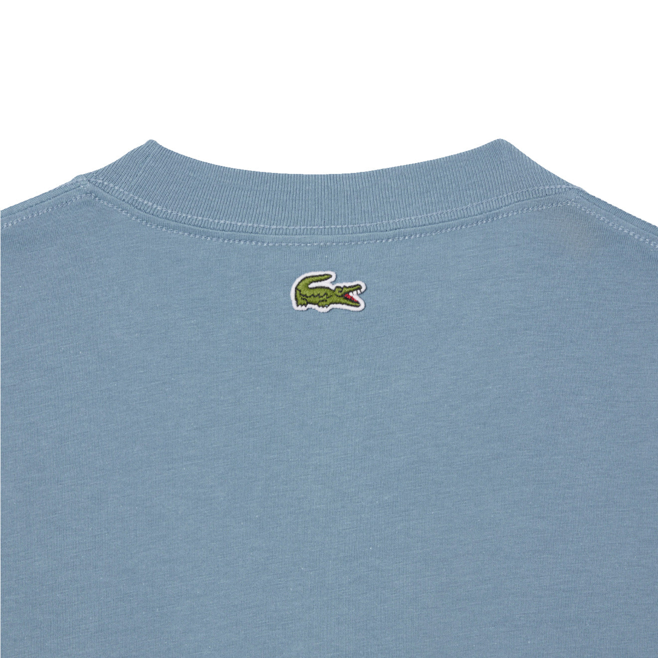 Lacoste Crocodile Graffiti S/S Tee Blue - The Sporting Lodge