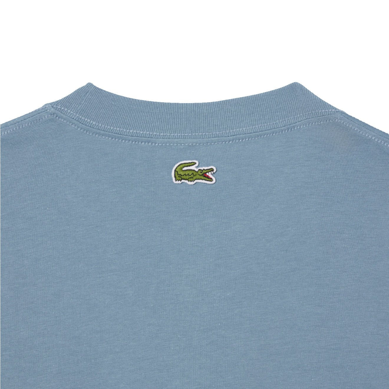 Lacoste Crocodile Graffiti S/S Tee Blue - The Sporting Lodge