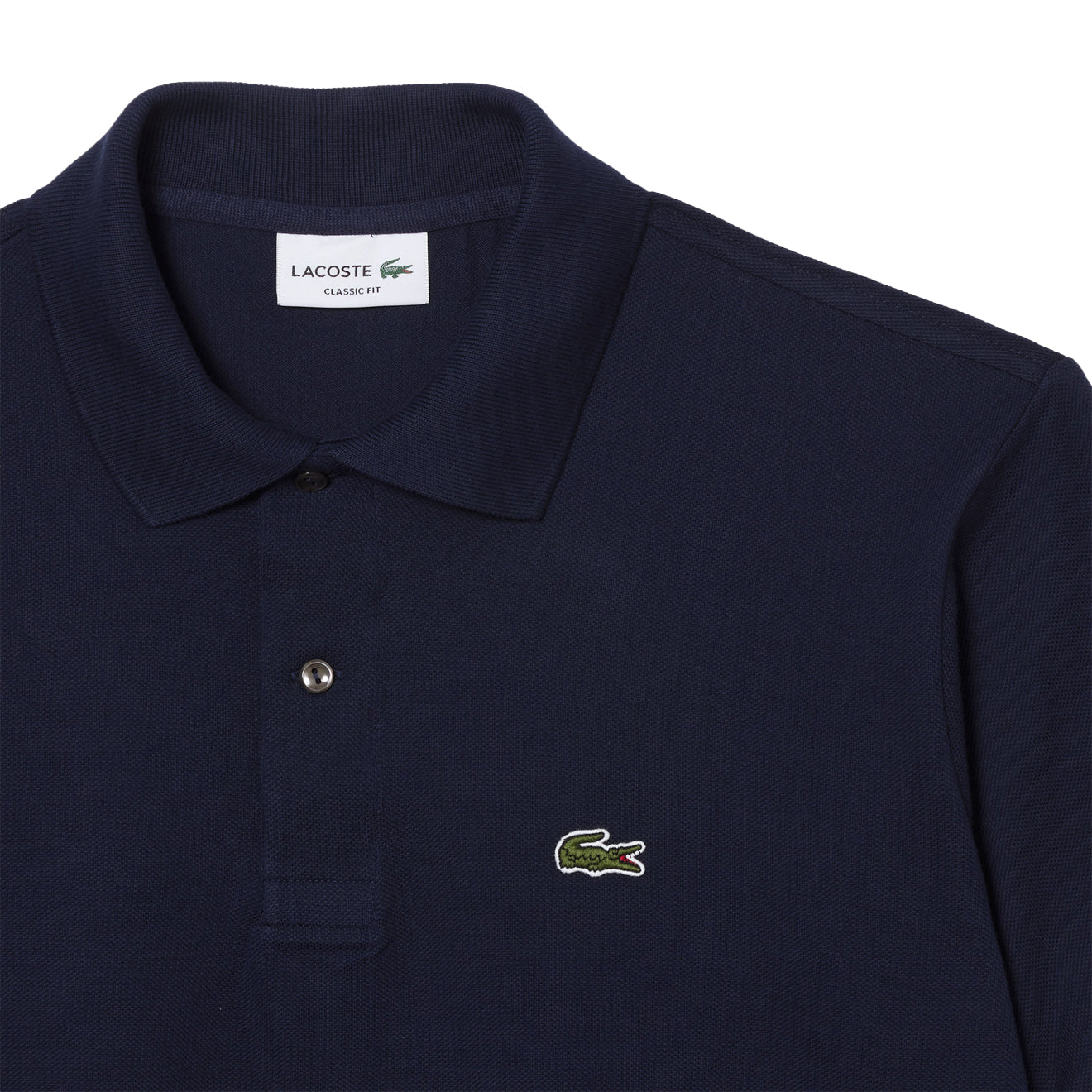 Lacoste Original L.12.12 Petit Pique Cotton Polo Shirt Midnight Blue - The Sporting Lodge