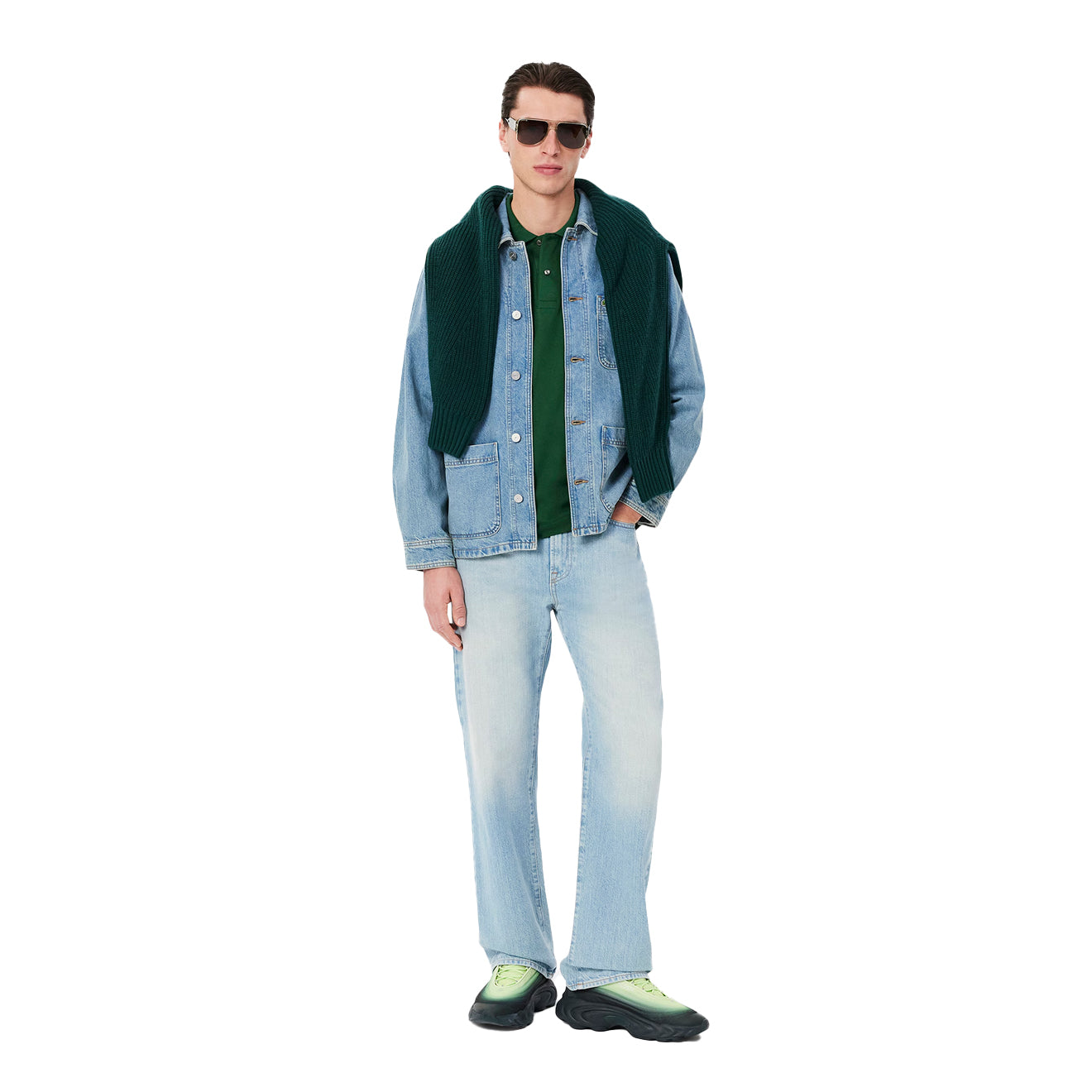 Lacoste Original L.12.12 Petit Pique Cotton Polo Shirt Pine Green