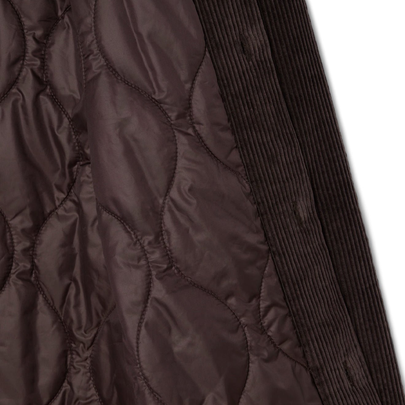 Lacoste Oversized Corduroy Overshirt Brown - The Sporting Lodge
