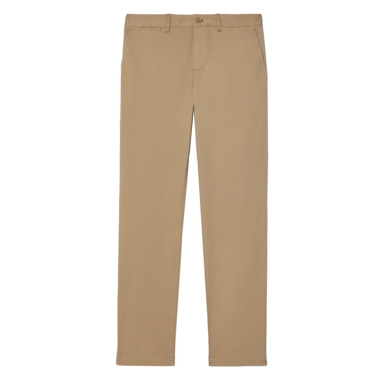 Lacoste Slim Fit Stretch Cotton Chino Pants Beige