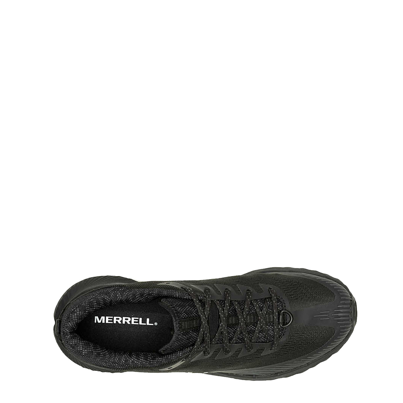 Merrell Womens Agility Peak 5 Trainer Black / Black - The Sporting Lodge