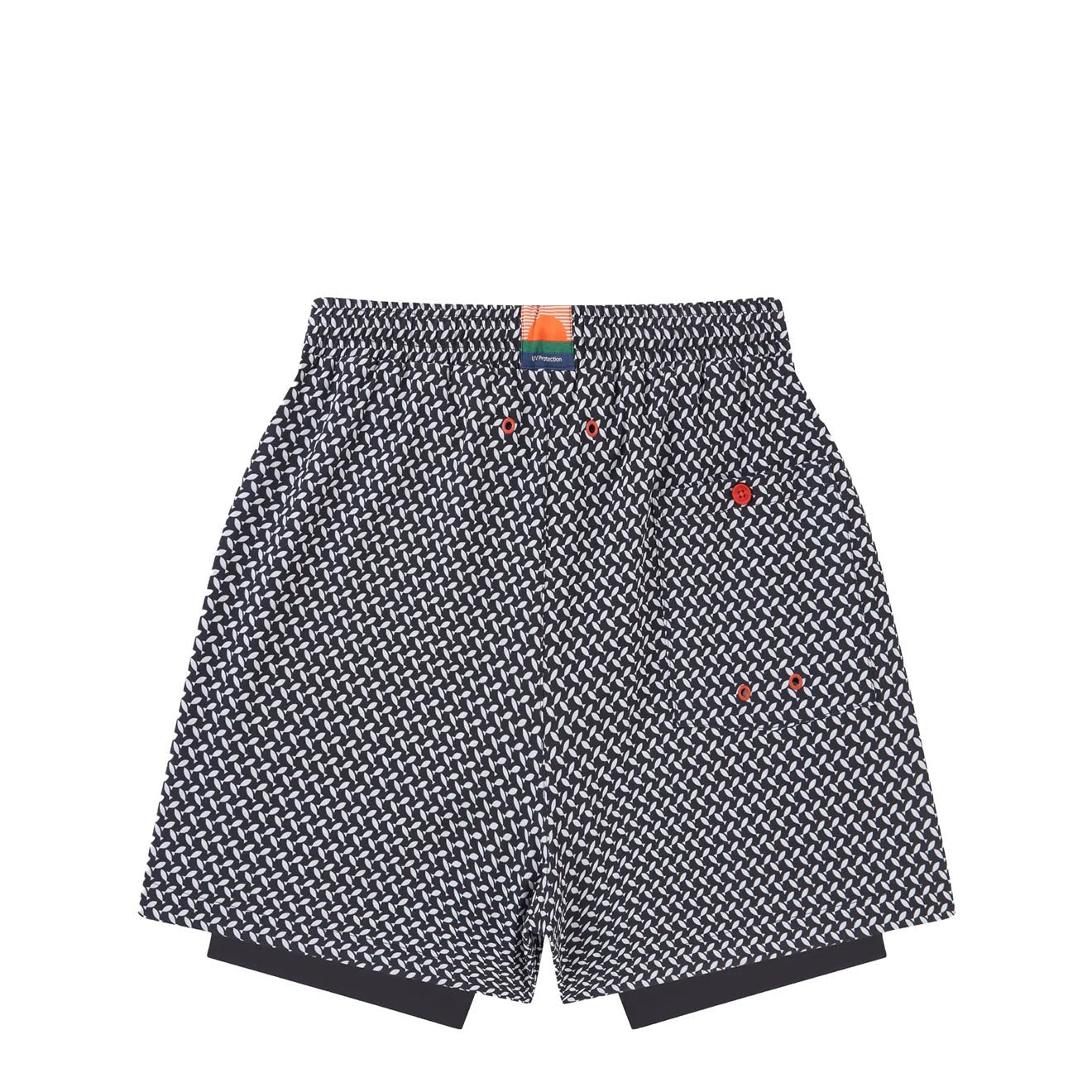 Sealskinz Southwood Quick Dry Fish Print Swim short Navy - The Sporting Lodge