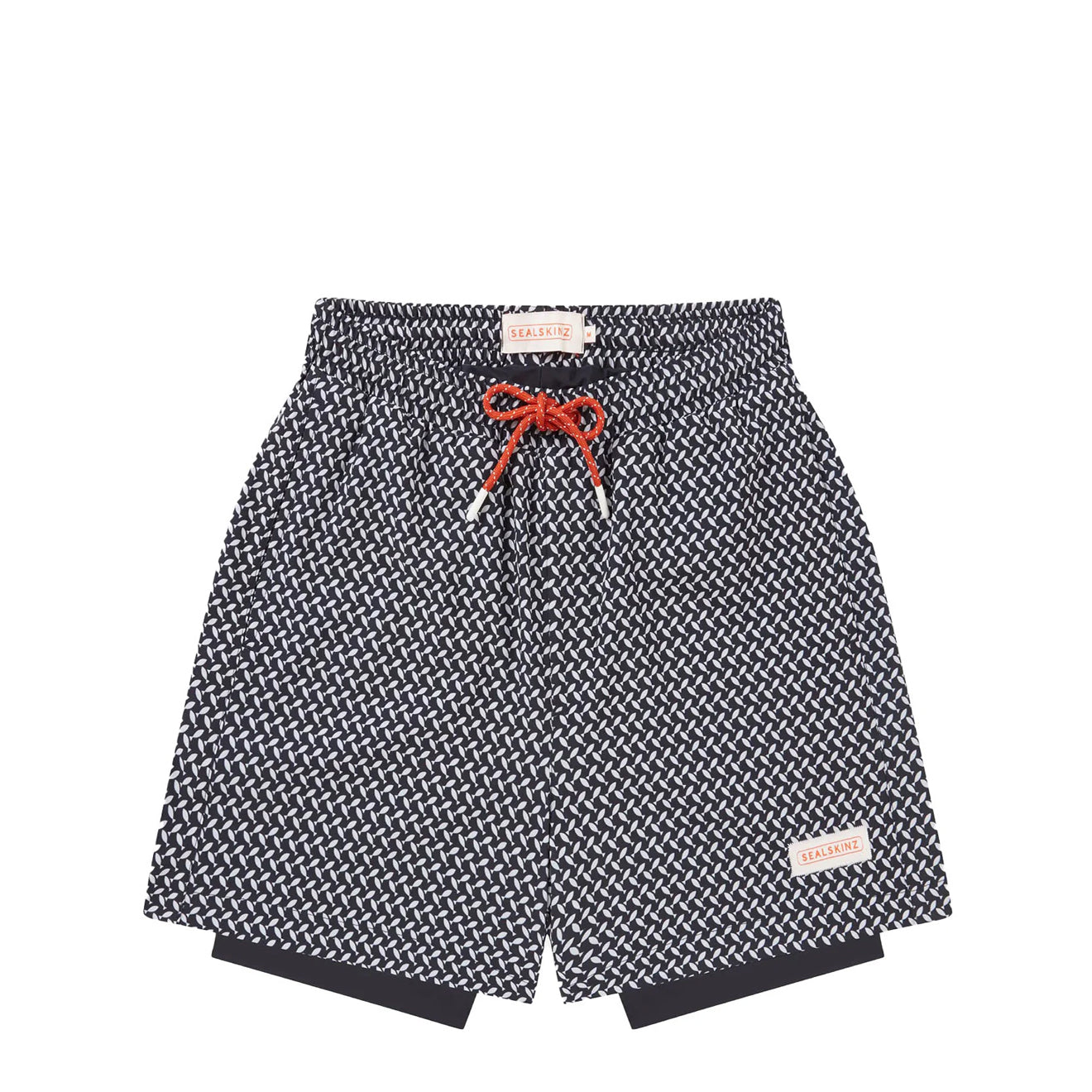 Sealskinz Southwood Quick Dry Fish Print Swim short Navy - The Sporting Lodge