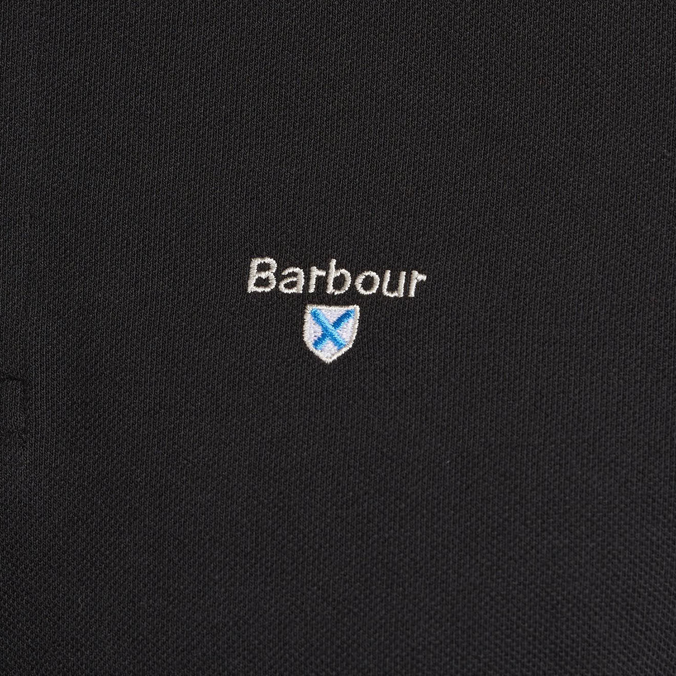 Barbour Sports Polo Shirt Black - The Sporting Lodge