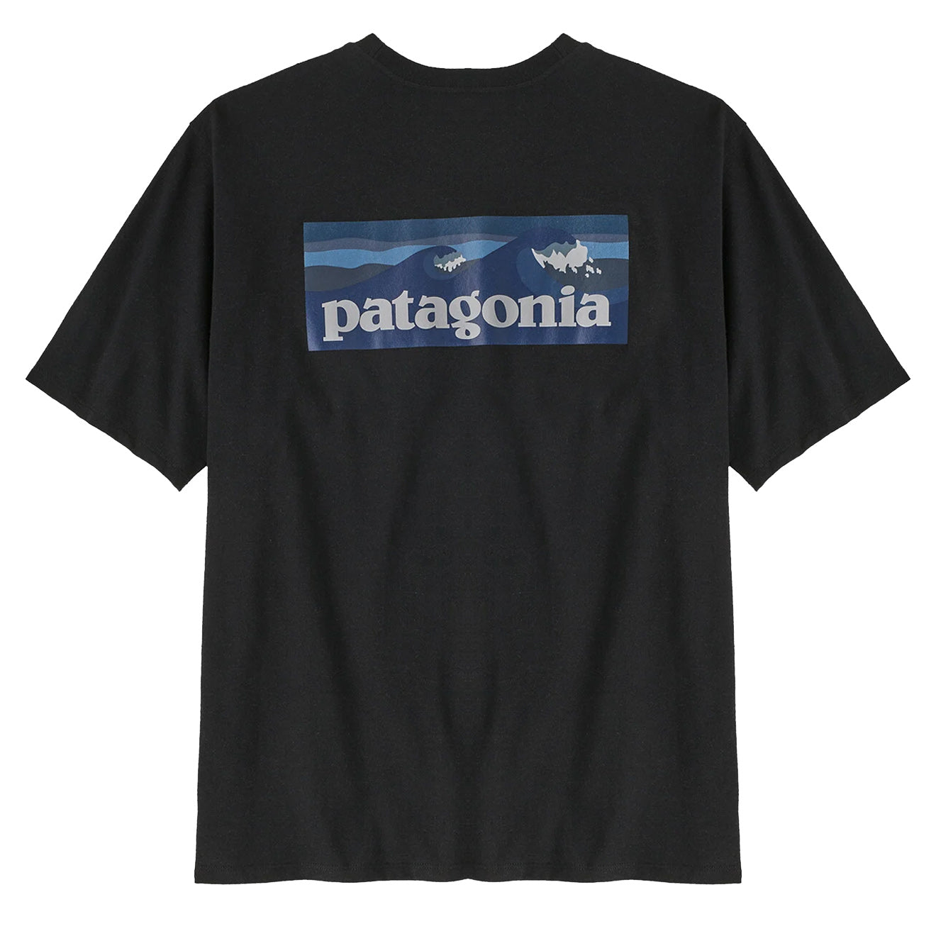 Patagonia Boardshort Logo Pocket Responsibili-Tee Ink Black-2