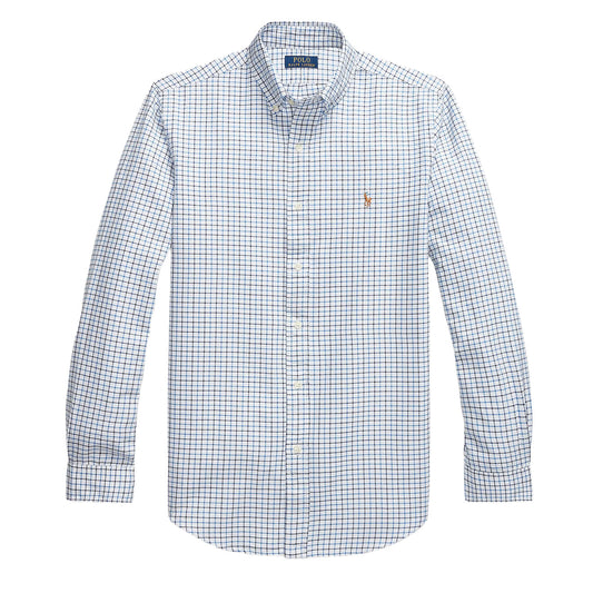 Polo Ralph Lauren Custom Fit Check Shirt White / Blue Multi - The Sporting Lodge