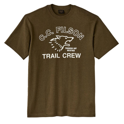 Filson S/S Frontier Graphic T-Shirt Military Olive / Trail - The Sporting Lodge