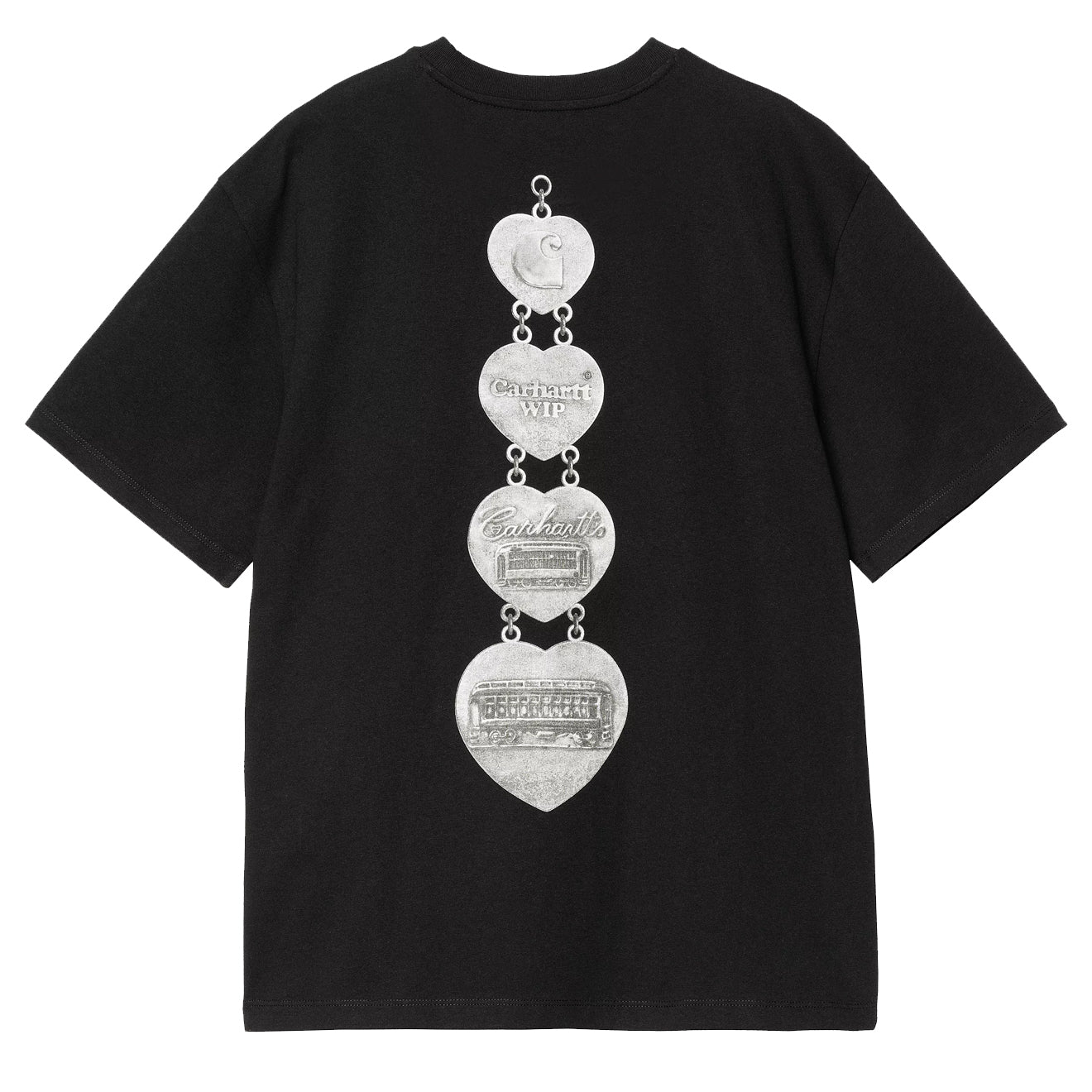 Carhartt WIP Womens S/S Hartt Chain T-Shirt Black - The Sporting Lodge