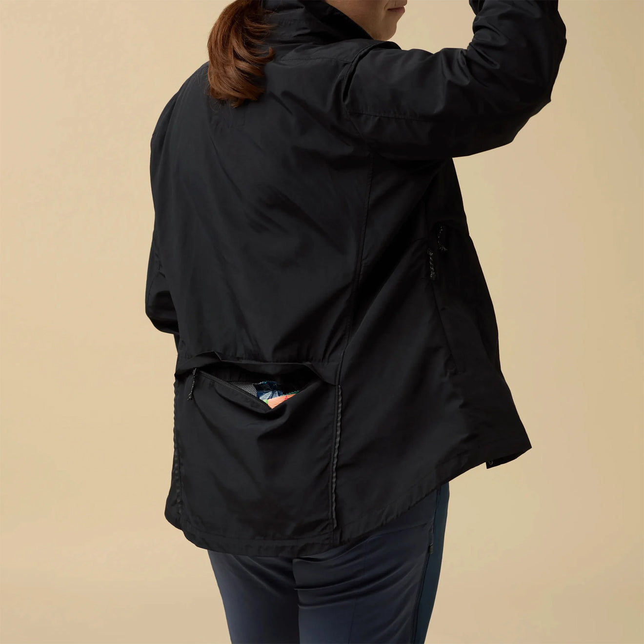 Fjallraven Womens Hoja Rider's Wind Jacket Black - The Sporting Lodge