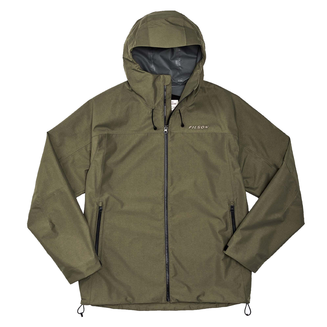 Filson Swiftwater Rain Jacket Service Green - The Sporting Lodge