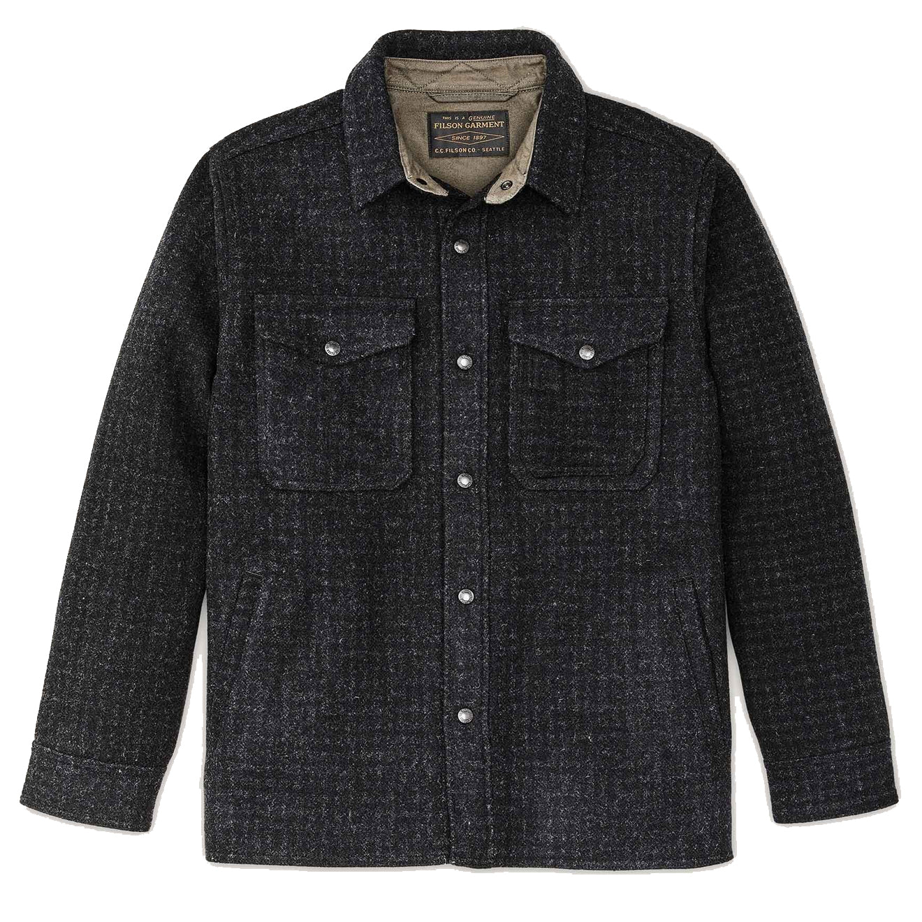 Filson Mackinaw Jac Shirt Black Marl Heather - The Sporting Lodge
