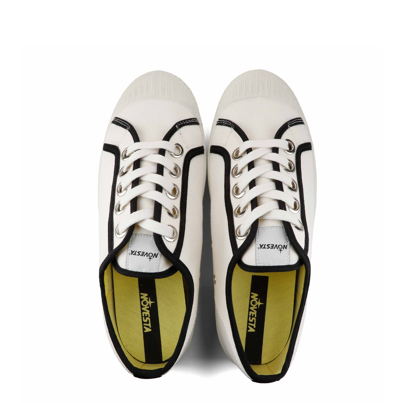 Novesta Star Master Trainer Contrast Piping White / Black / White