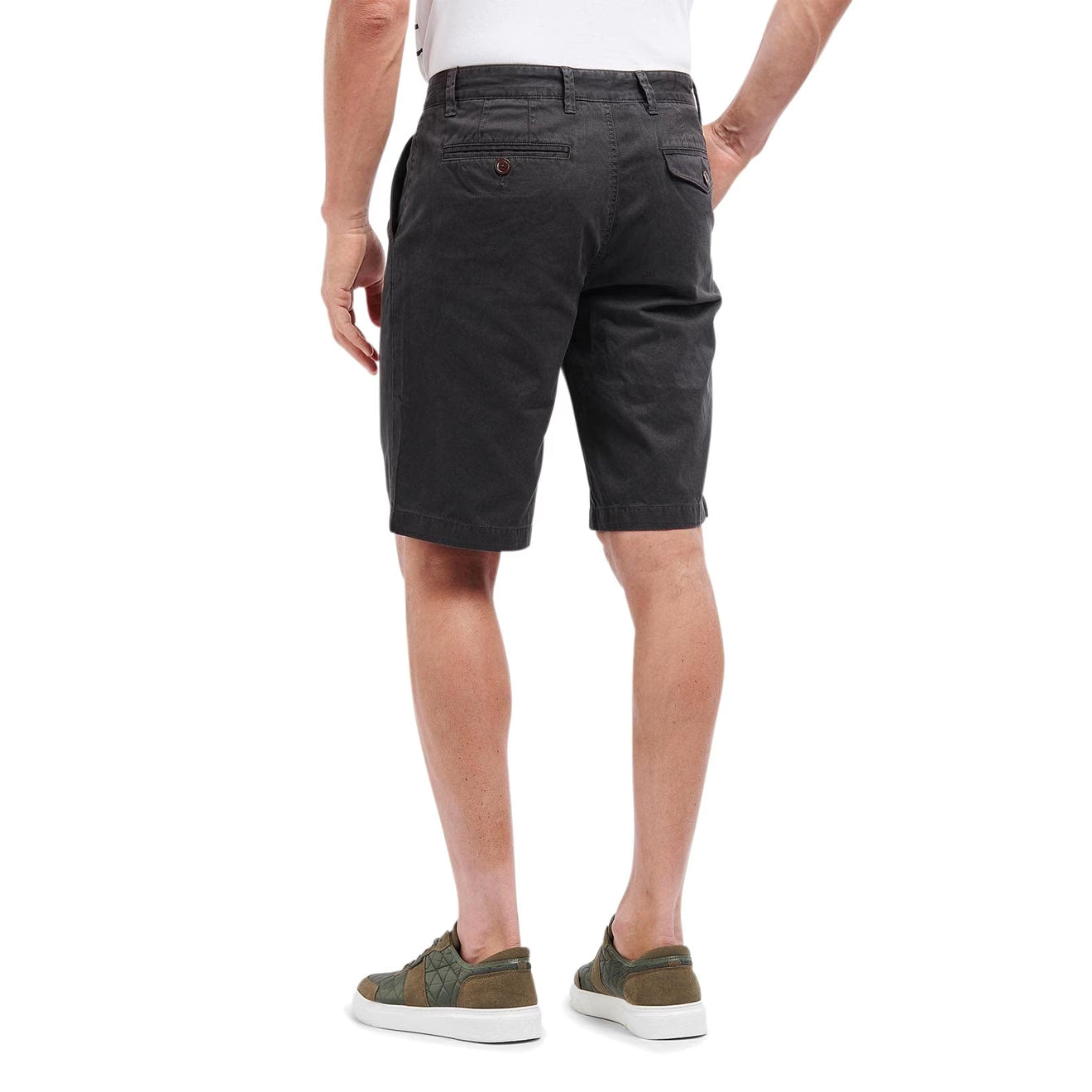 Barbour Neuston Twill Shorts Navy - The Sporting Lodge