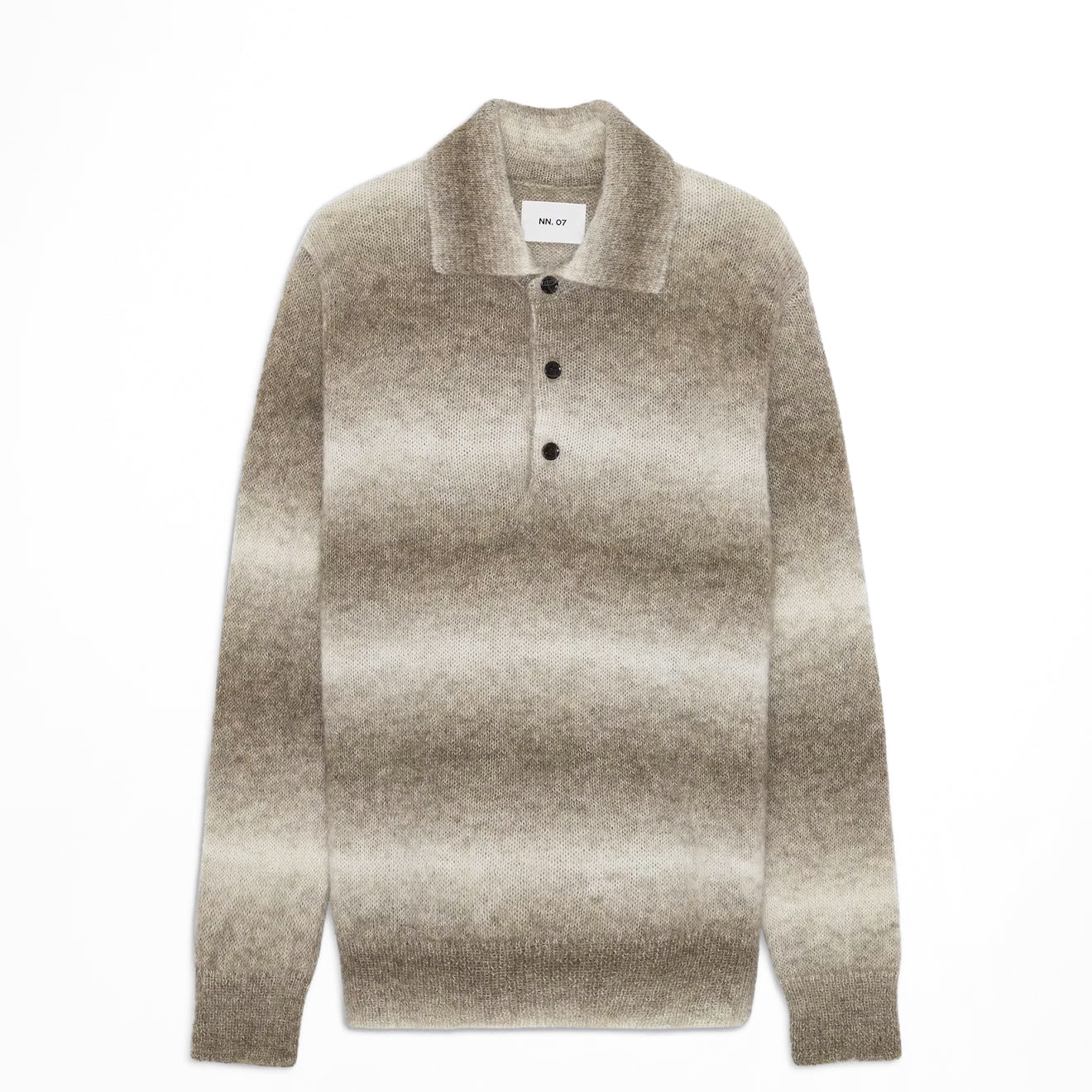 NN07 Alfie Polo Alpaca Blend Knit Light Camel - The Sporting Lodge