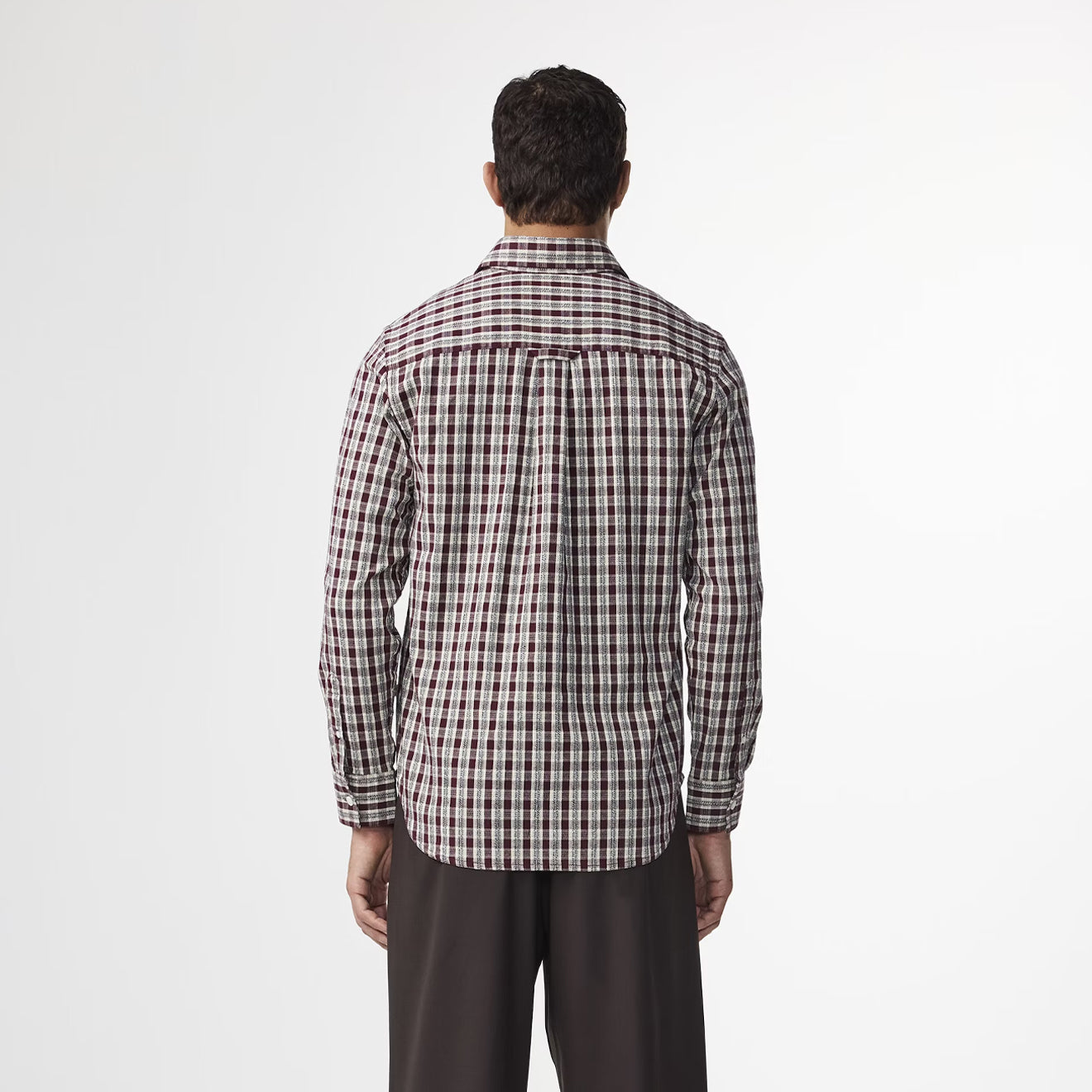 NN07 Colby Mouline Shirt Wine Check