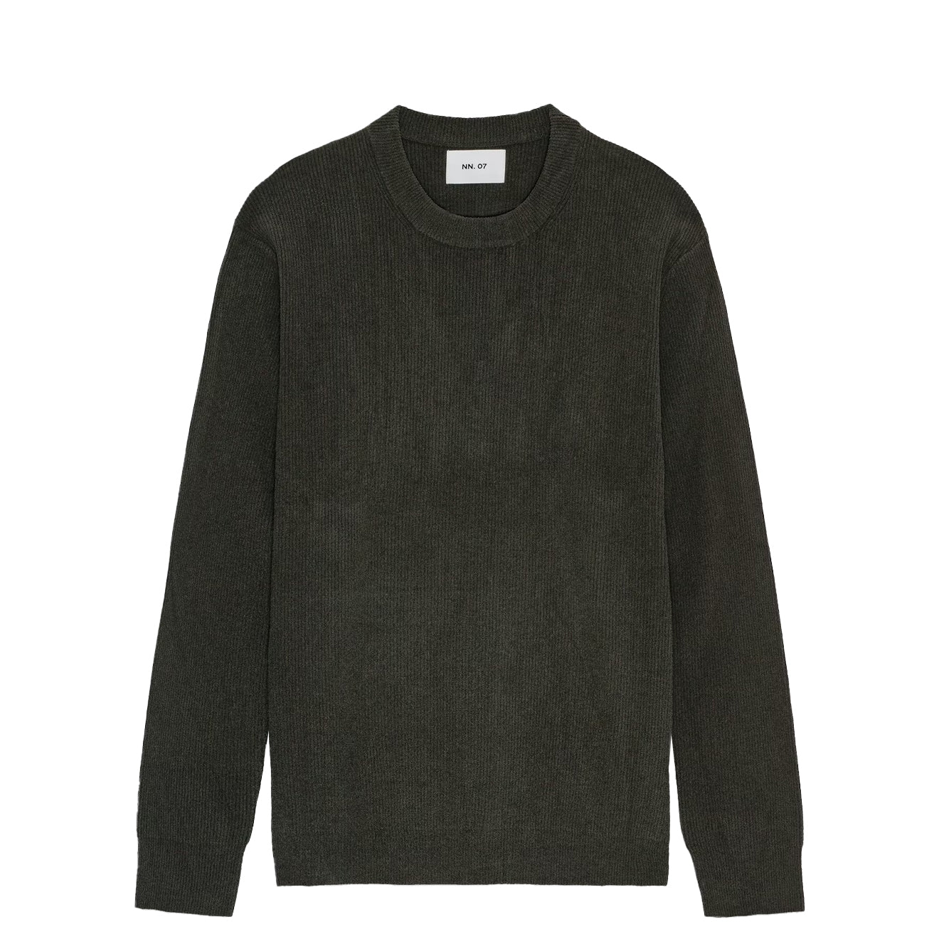 NN07 Danny Lightweight Knit Dark Army - The Sporting Lodge