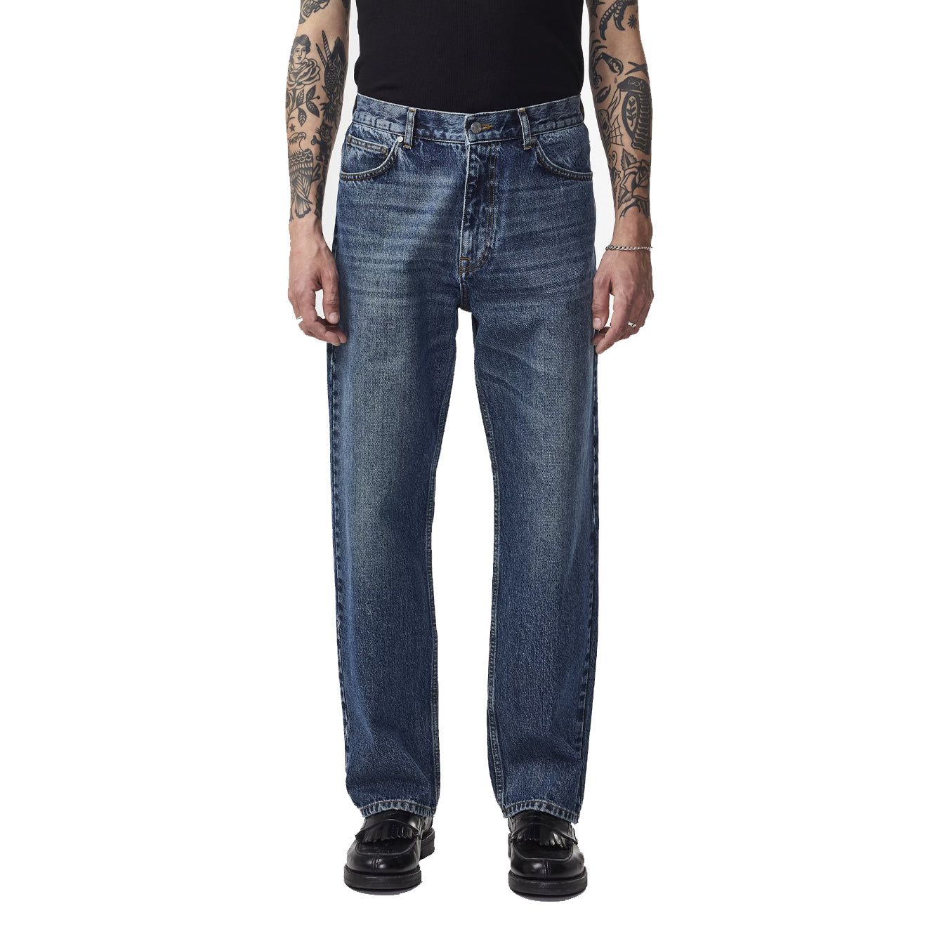 NN07 Otis Straight Leg Relaxed Fit Jeans Stonewashed