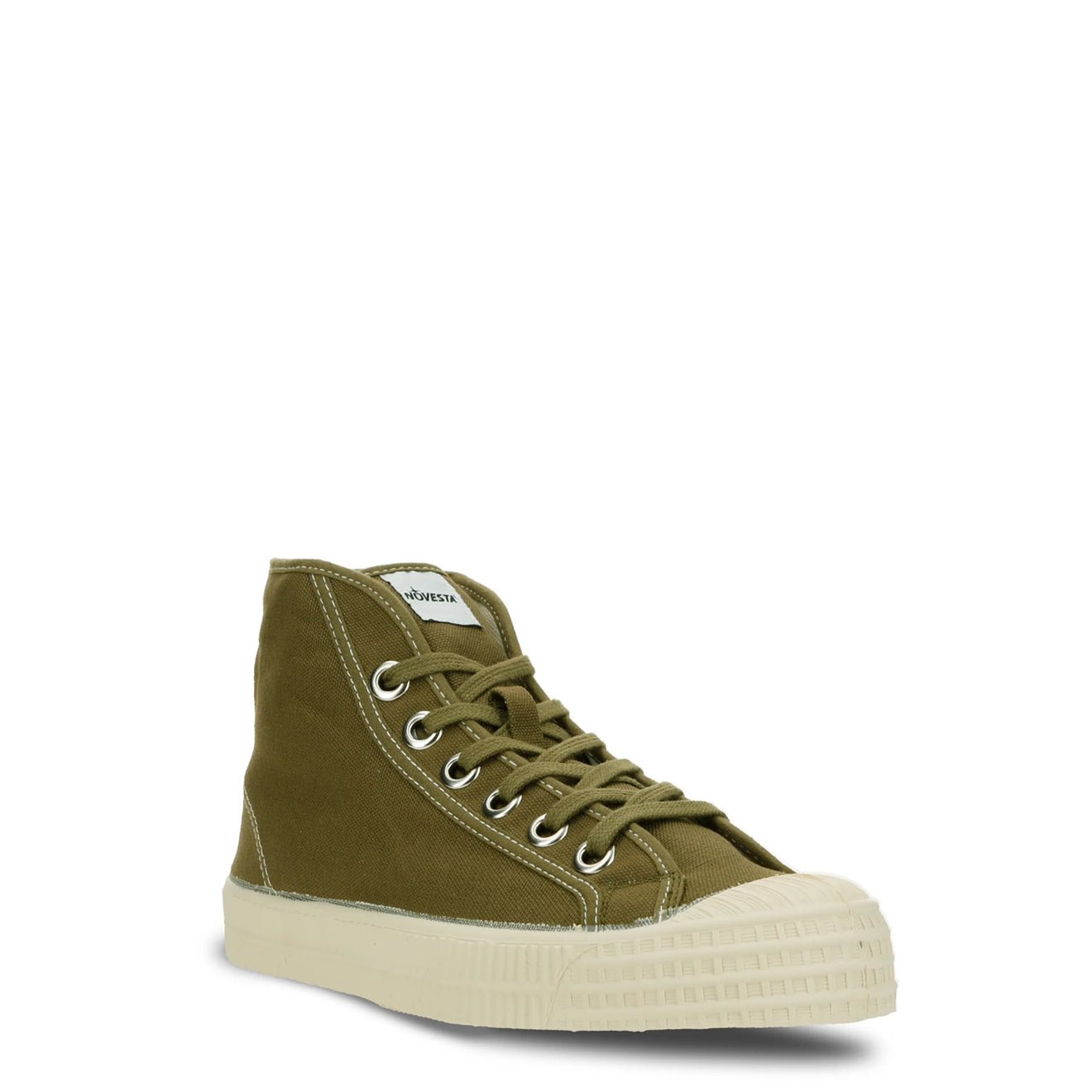 Novesta Star Dribble Contrast Stitch Kari / Beige / Ecru - The Sporting Lodge