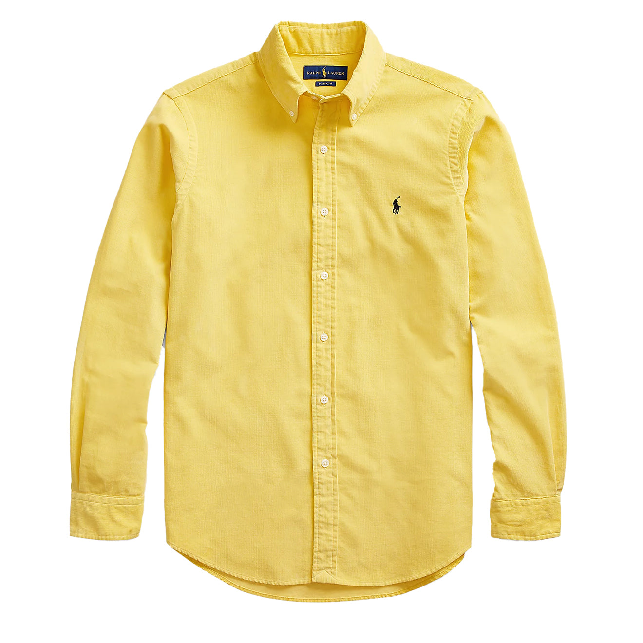 Polo Ralph Lauren Slim Fit Corduroy Shirt Empire Yellow - The Sporting Lodge