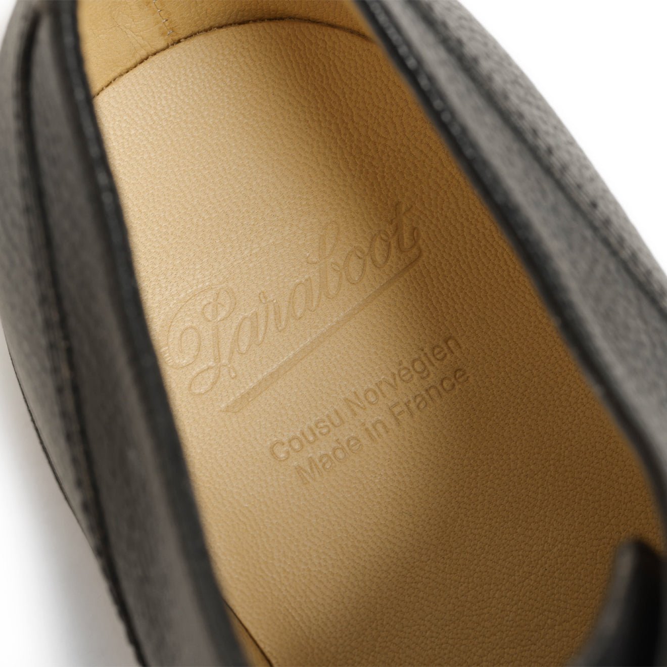 Paraboot Chambord Shoe Graine Noir - The Sporting Lodge