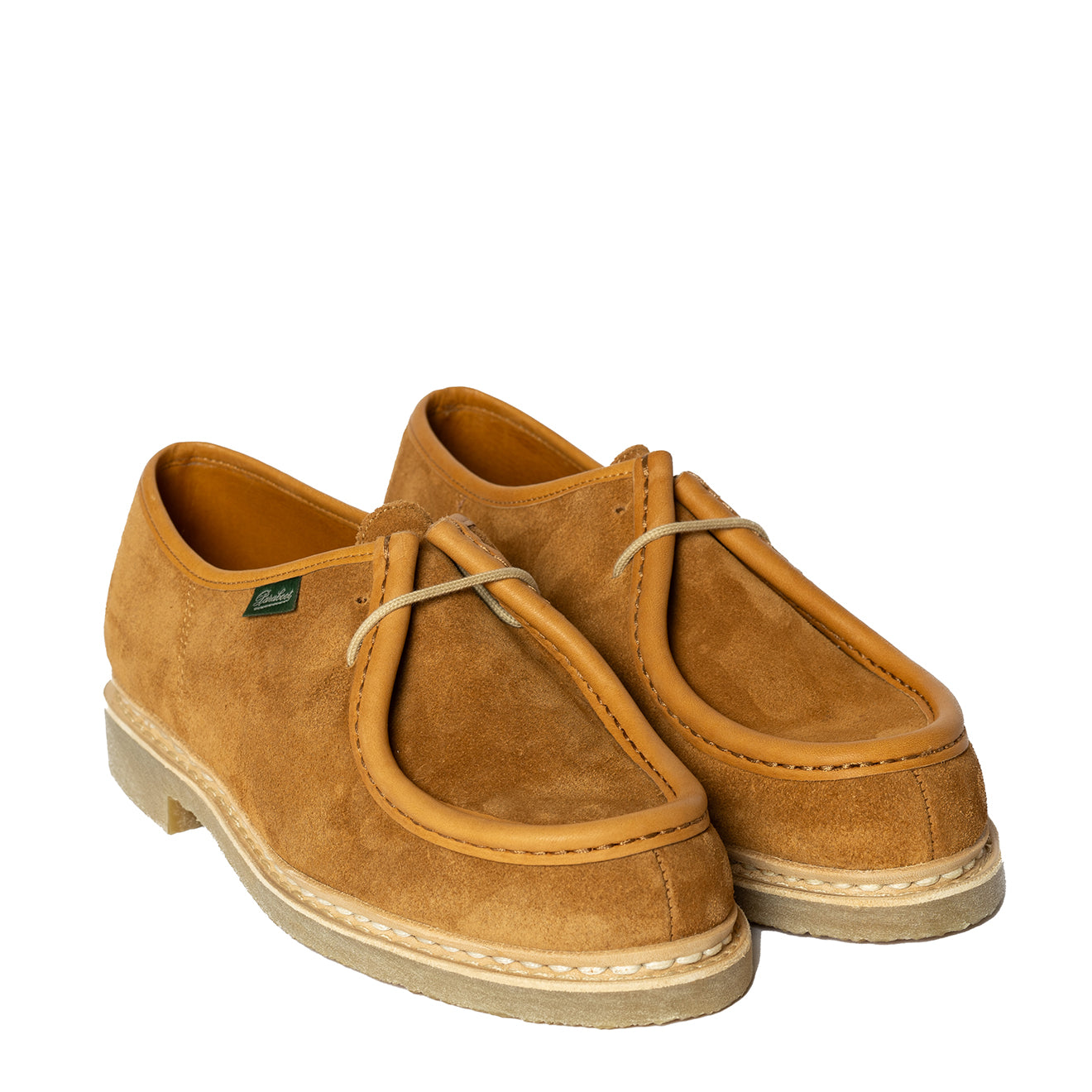Paraboot Micka Shoe Suede Ario Honey / Vel Whisky - The Sporting Lodge