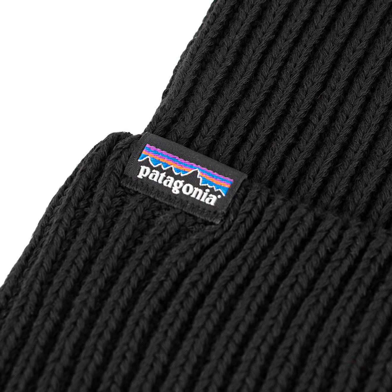 Patagonia Fishermans Rolled Beanie Black - 2