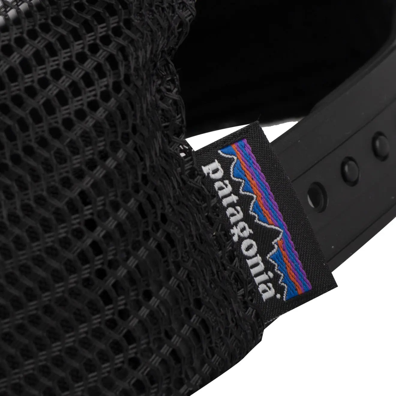 Patagonia P-6 Logo LoPro Trucker Hat Black - The Sporting Lodge